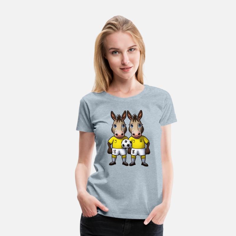 Donkeys playing football soccer cute donkey ball