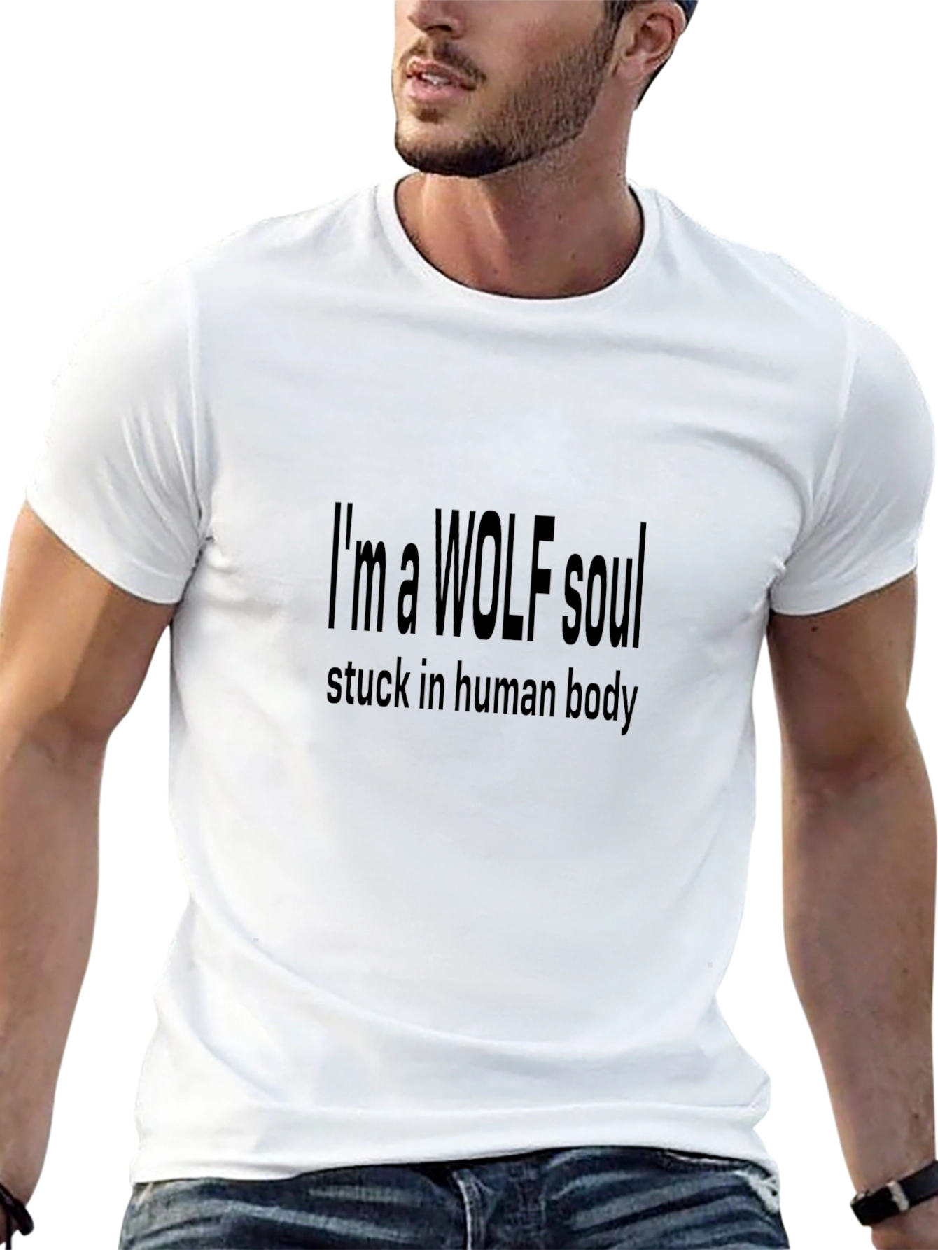 Wolf Soul Graphic Tee - Black