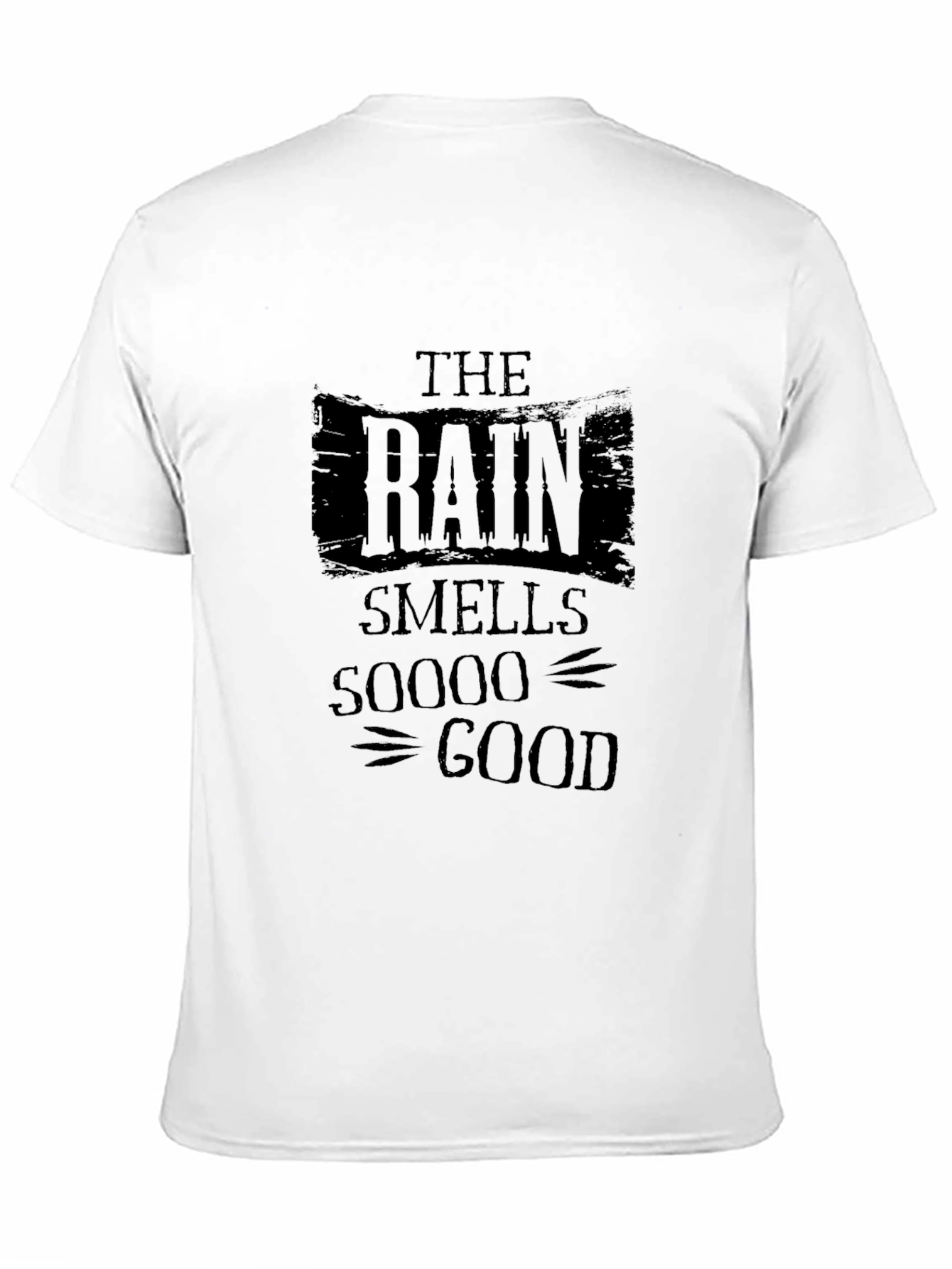 The Rain Smells Soooo Good Black T-Shirt