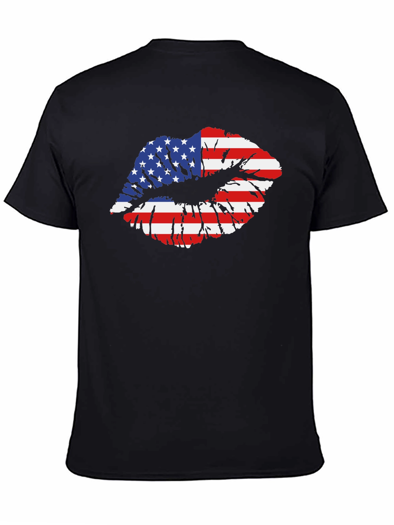 USA Flag Lips T-Shirt