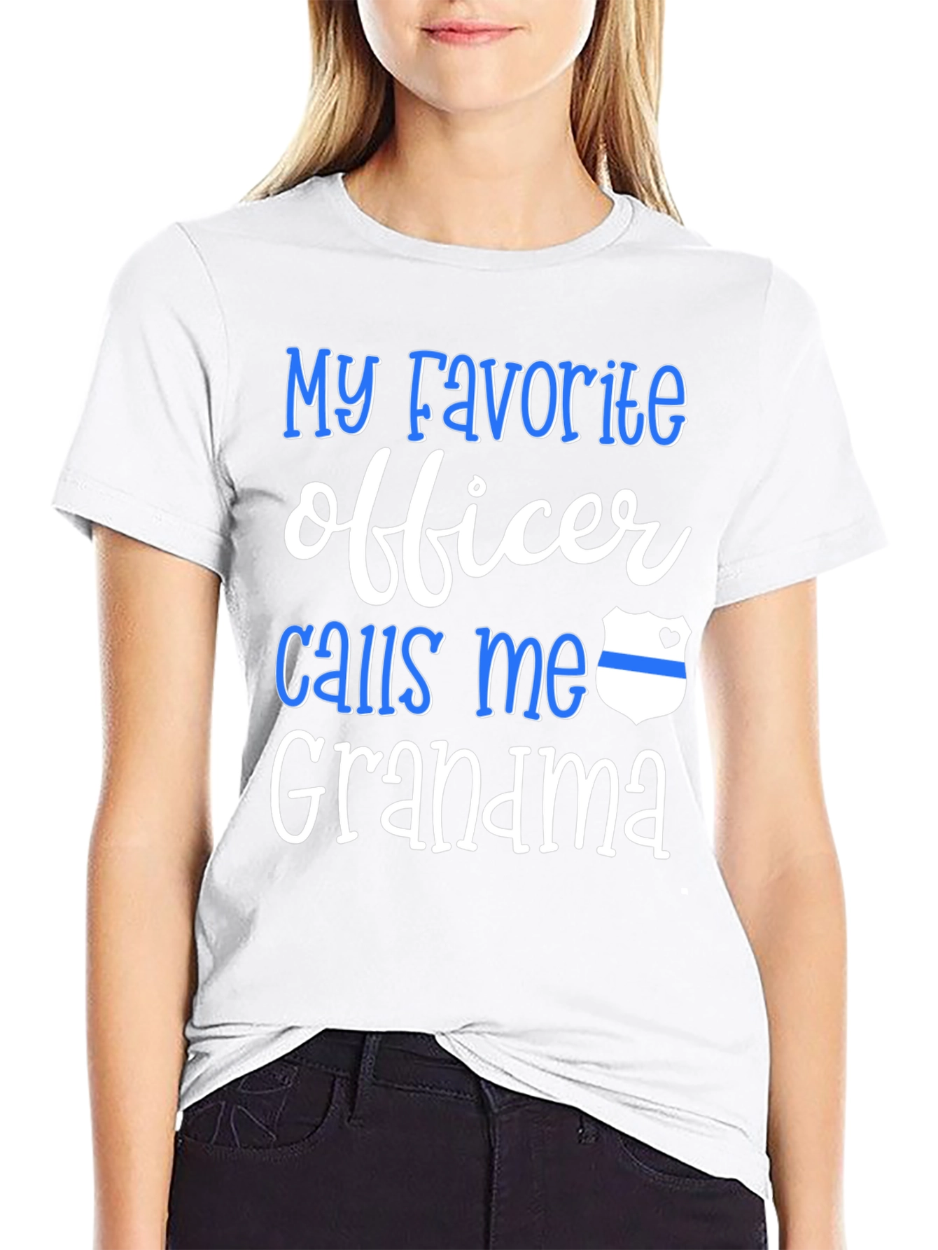 My Favorite Officer Calls Me Grandma T-Shirt