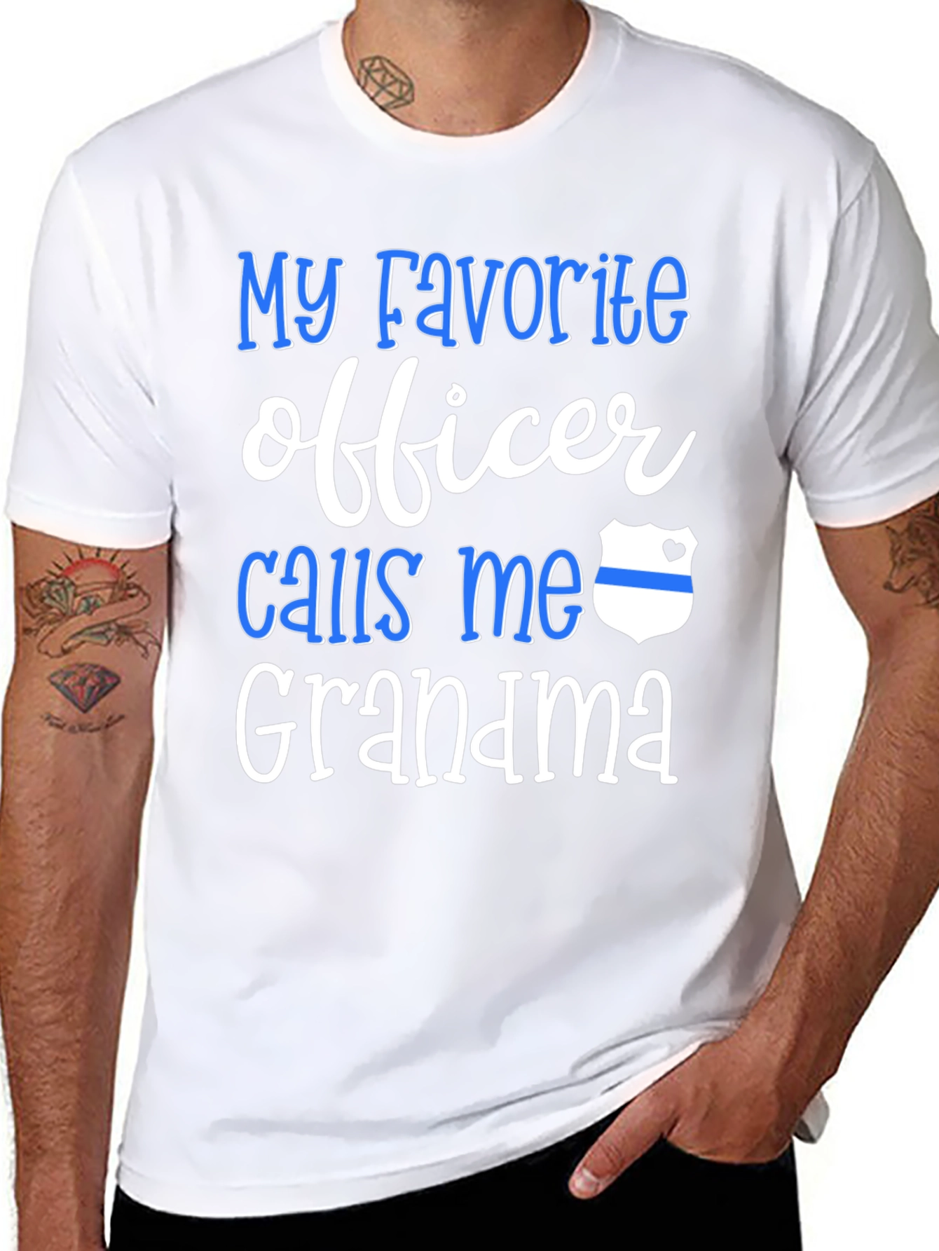My Favorite Officer Calls Me Grandma T-Shirt