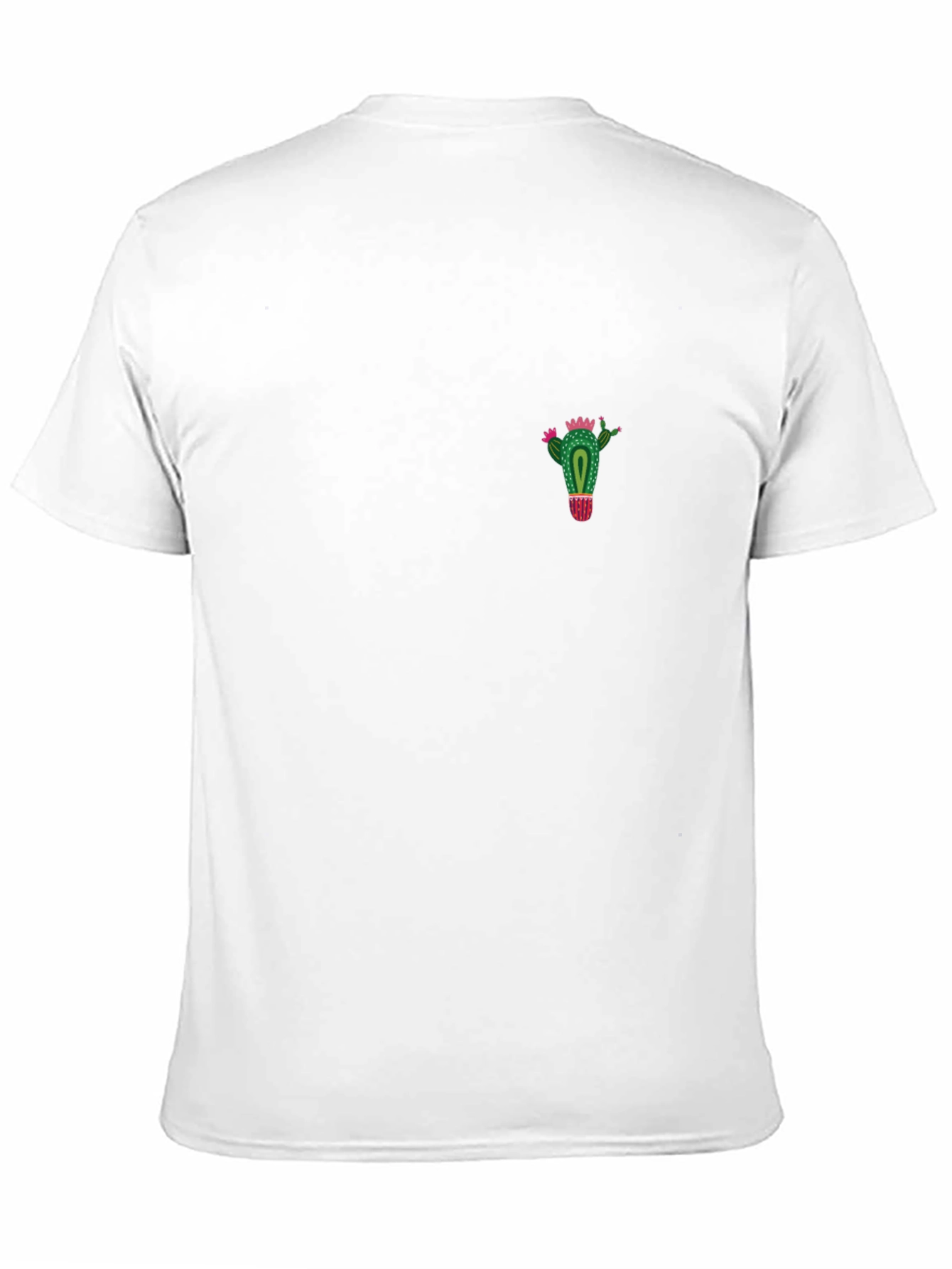 Cactus Graphic Tee - Black Casual Cotton T-Shirt
