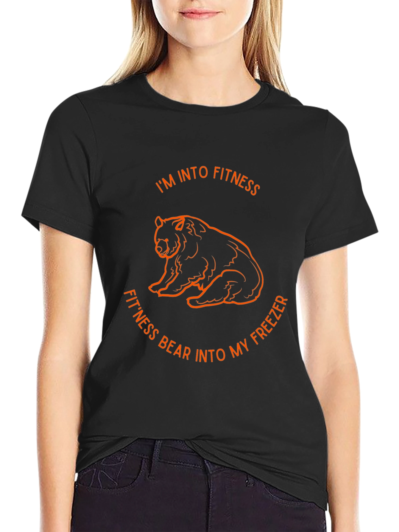 Fitness Bear T-Shirt - Funny Workout Gym Tee