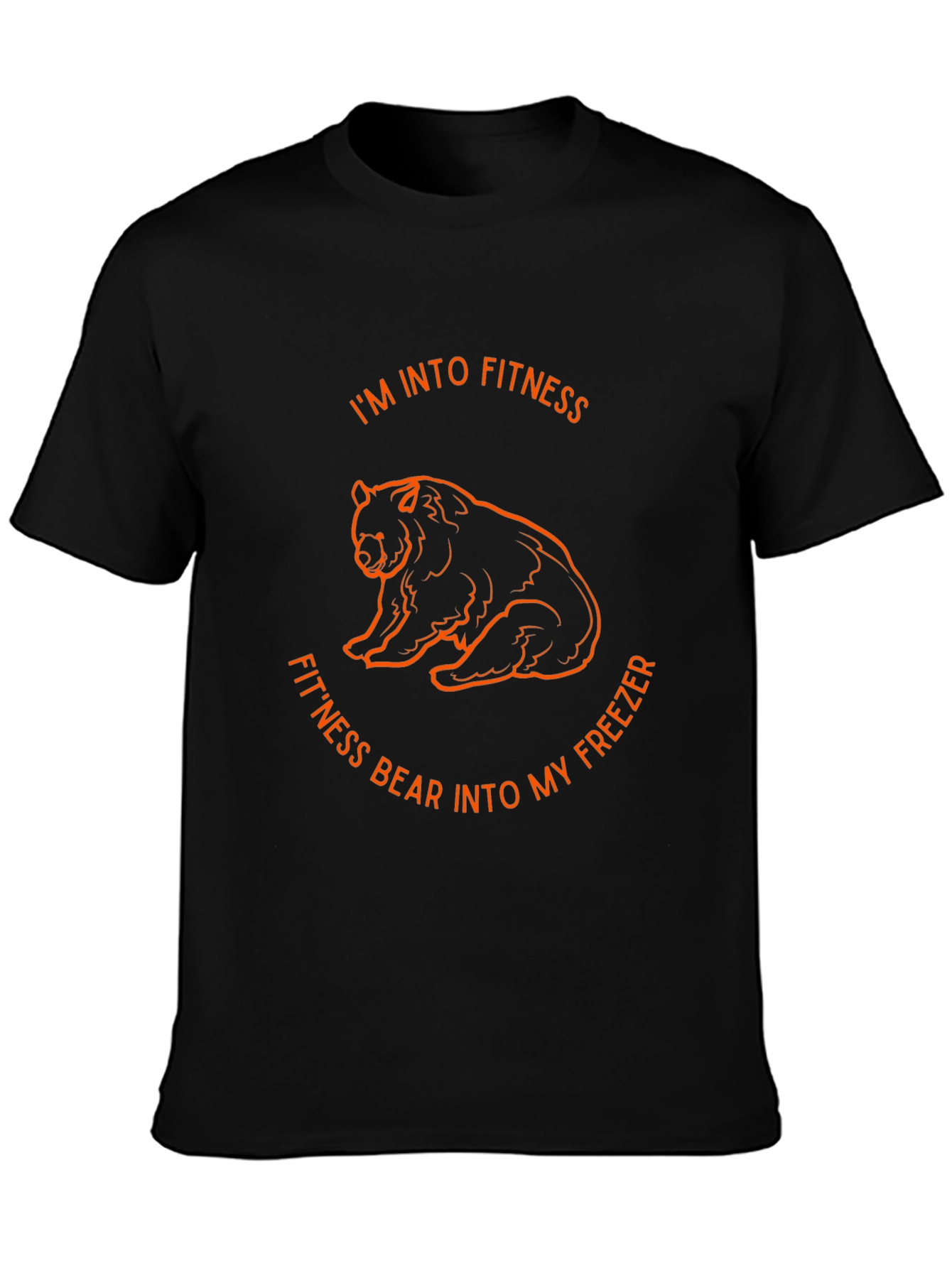 Fitness Bear T-Shirt - Funny Workout Gym Tee