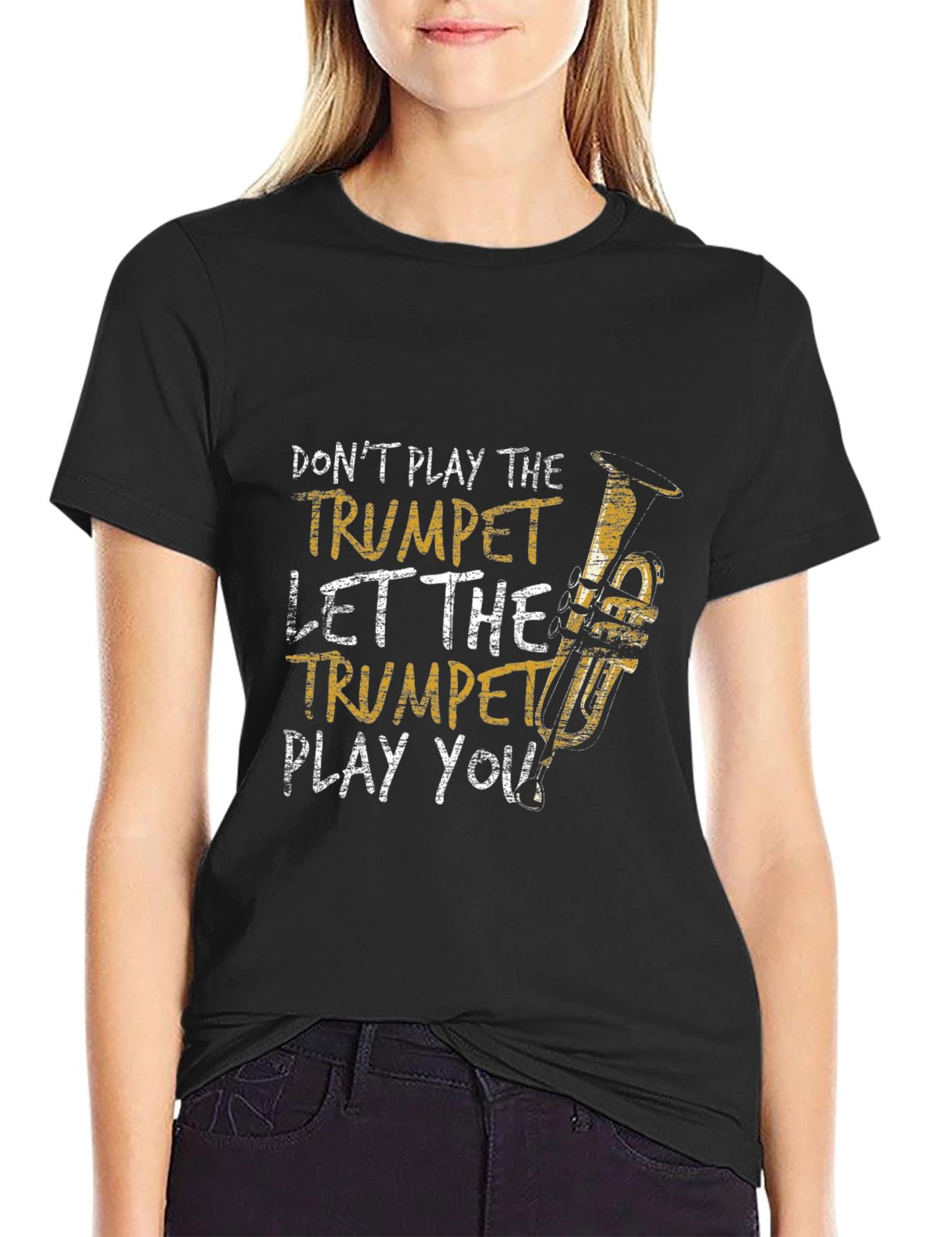Trumpet Player Graphic T-Shirt - Music Lover Tee