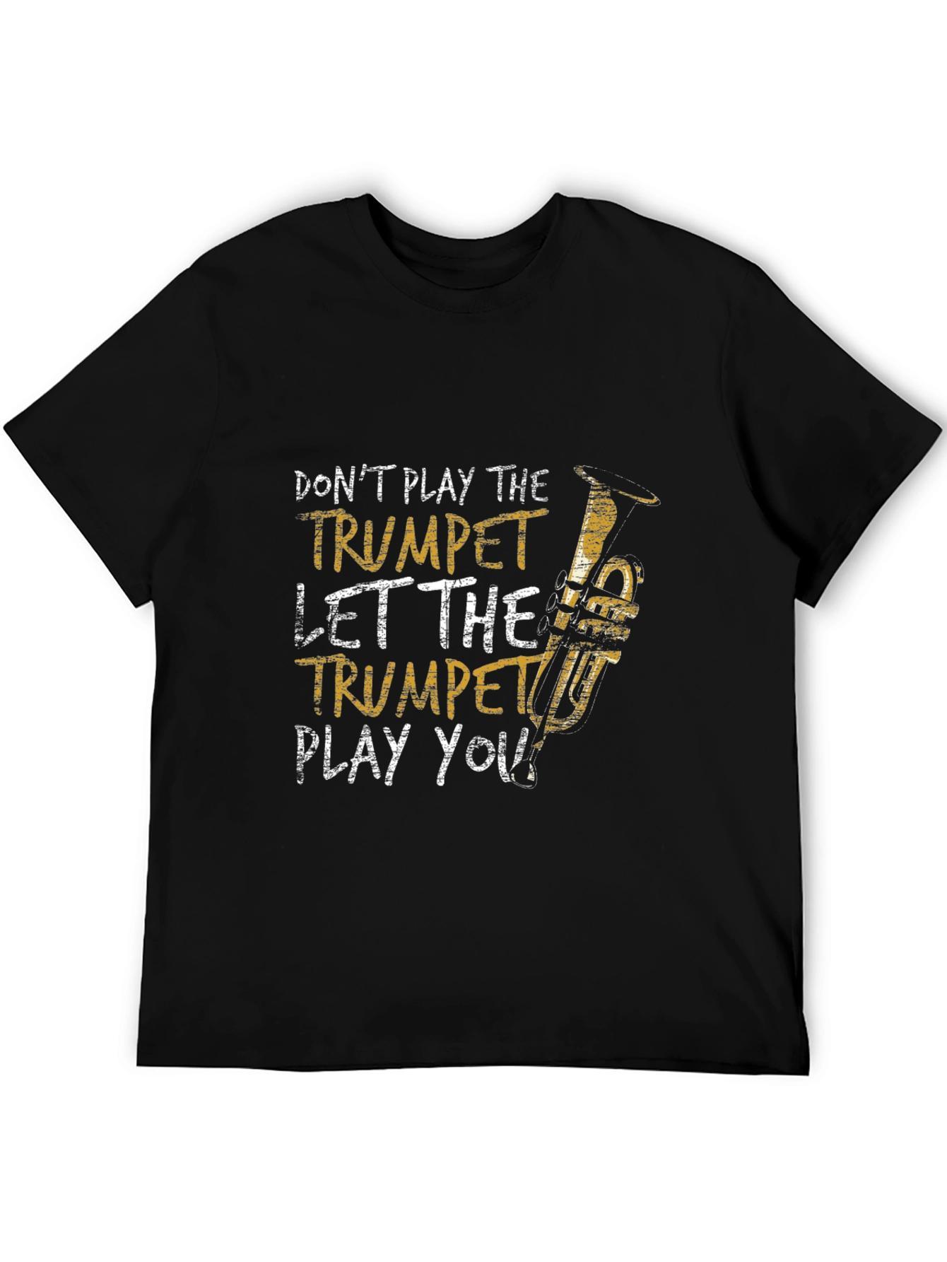 Trumpet Player Graphic T-Shirt - Music Lover Tee