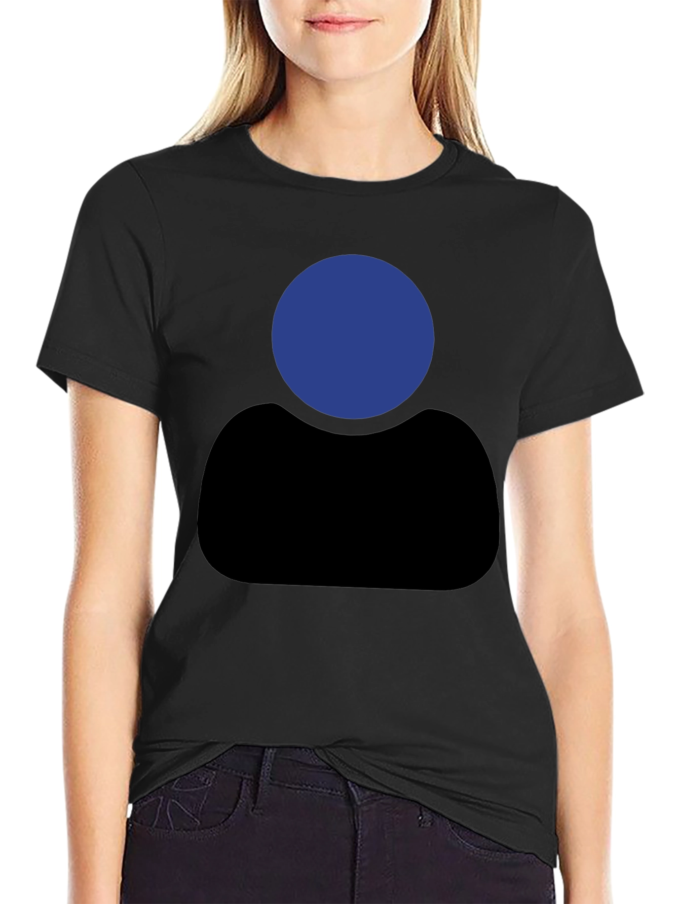 Abstract Silhouette Graphic T-Shirt