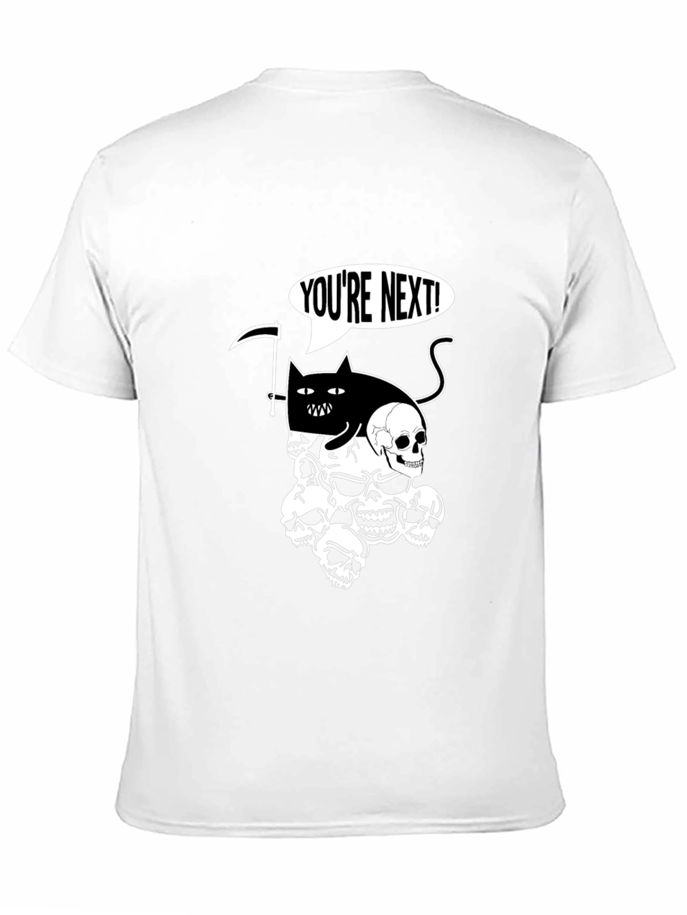 Grim Reaper Cat T-Shirt - Youre Next!
