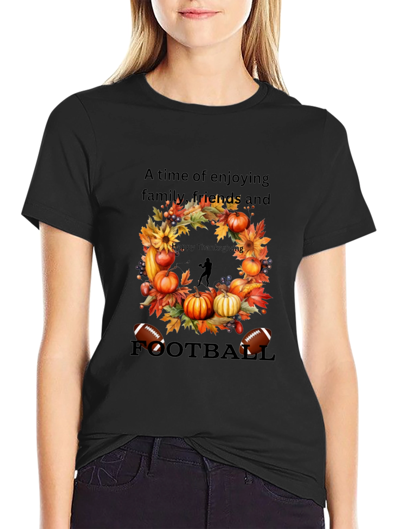 Thanksgiving Football T-Shirt