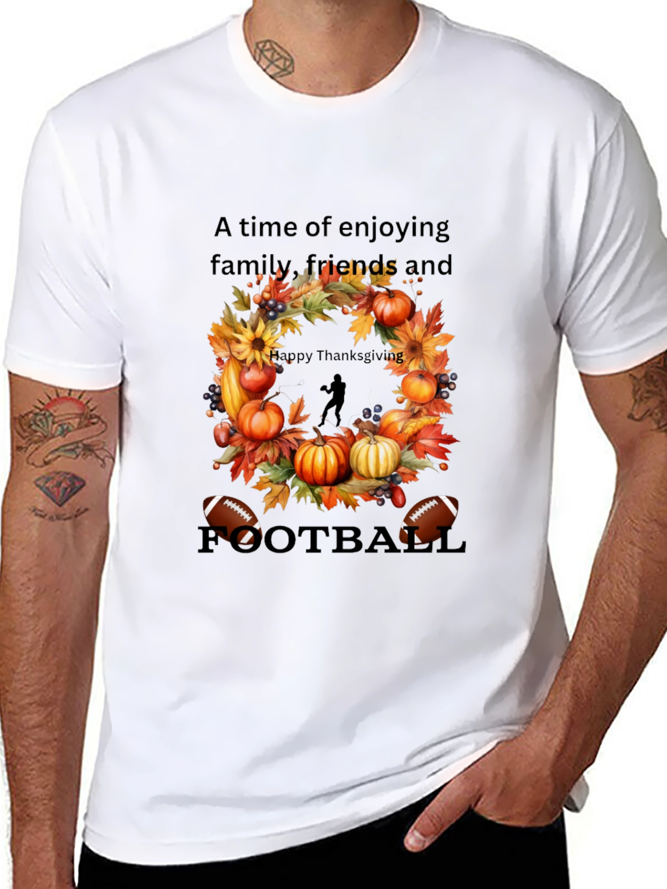 Thanksgiving Football T-Shirt