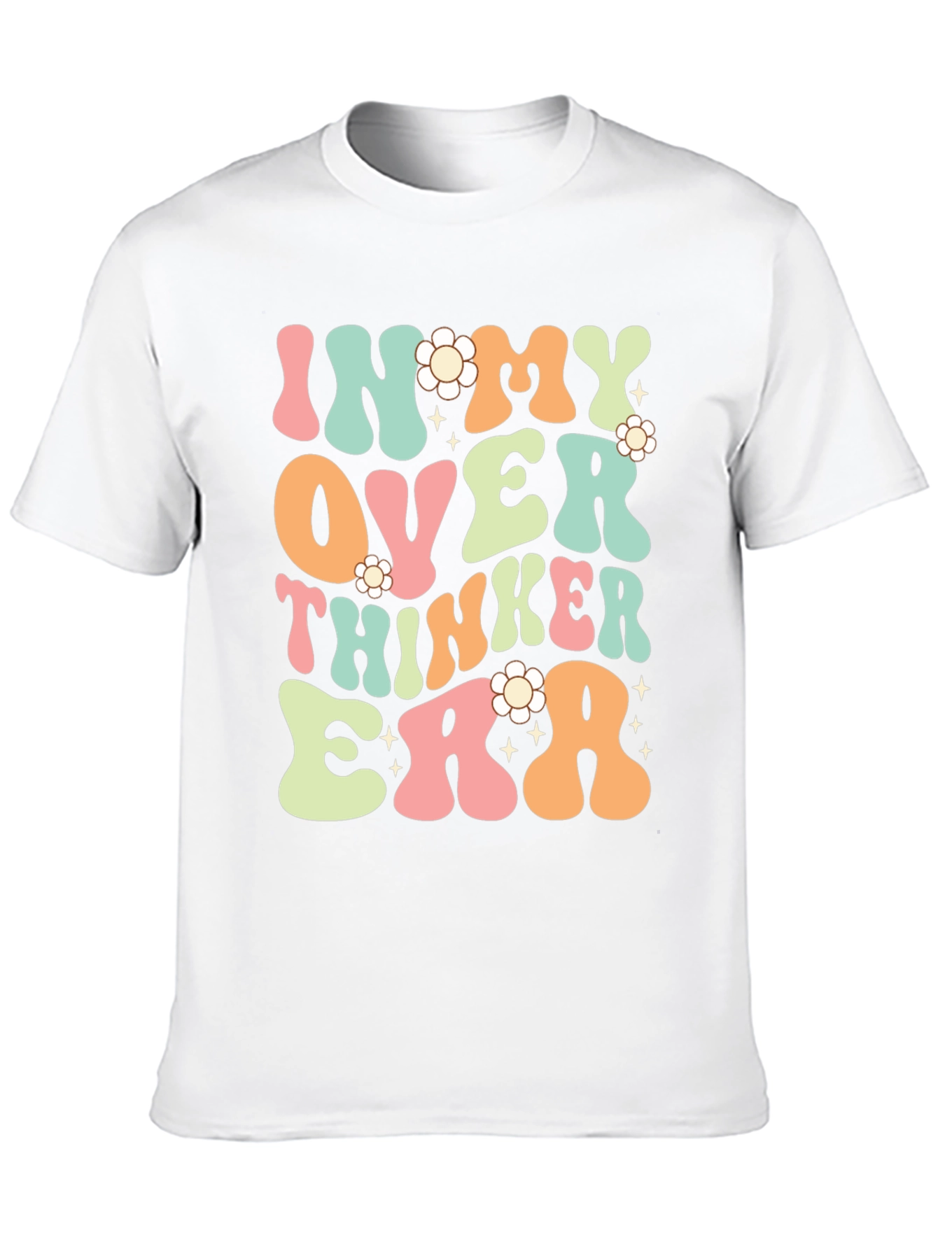 In My Overthinker Era Black Graphic Tee