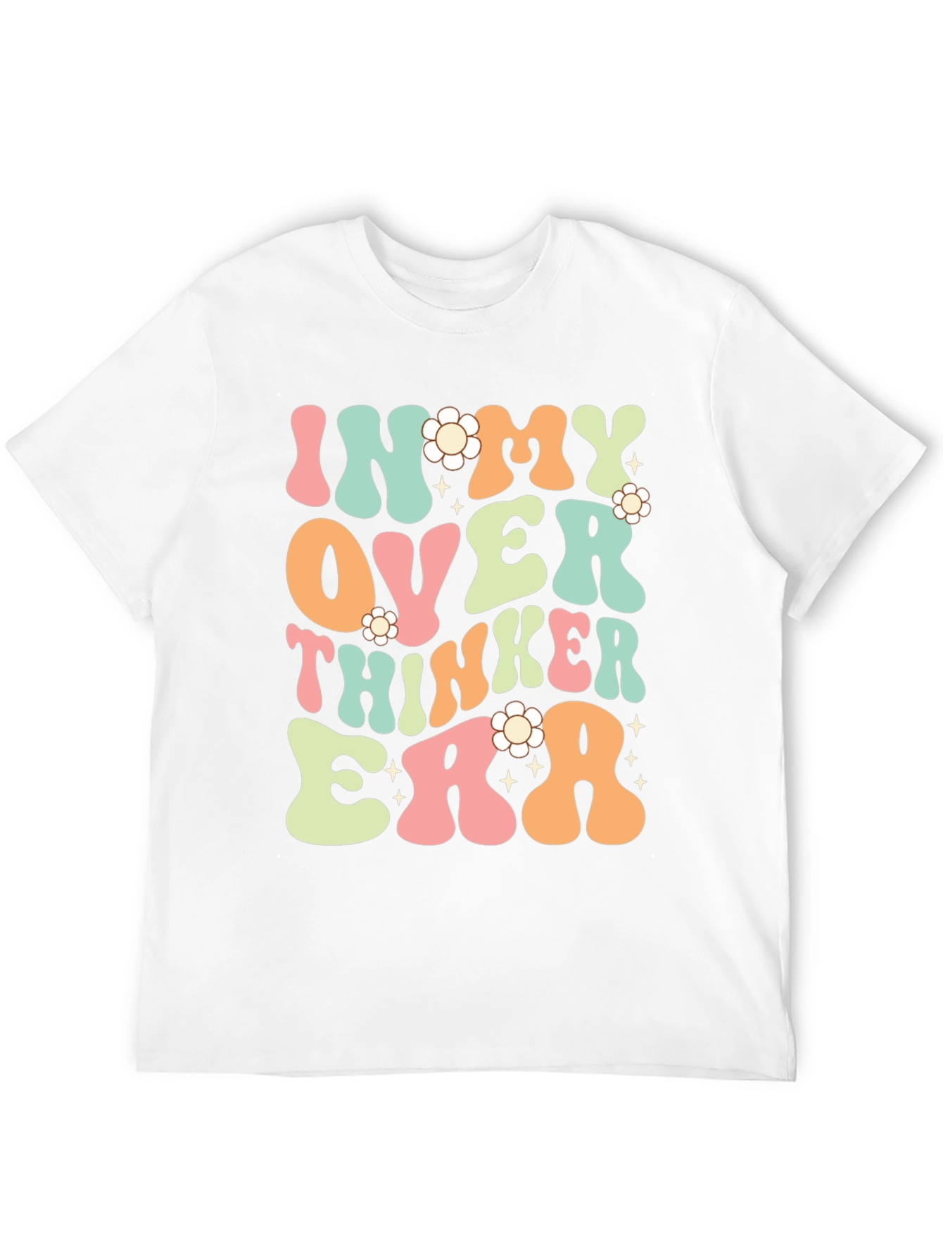 In My Overthinker Era Black Graphic Tee