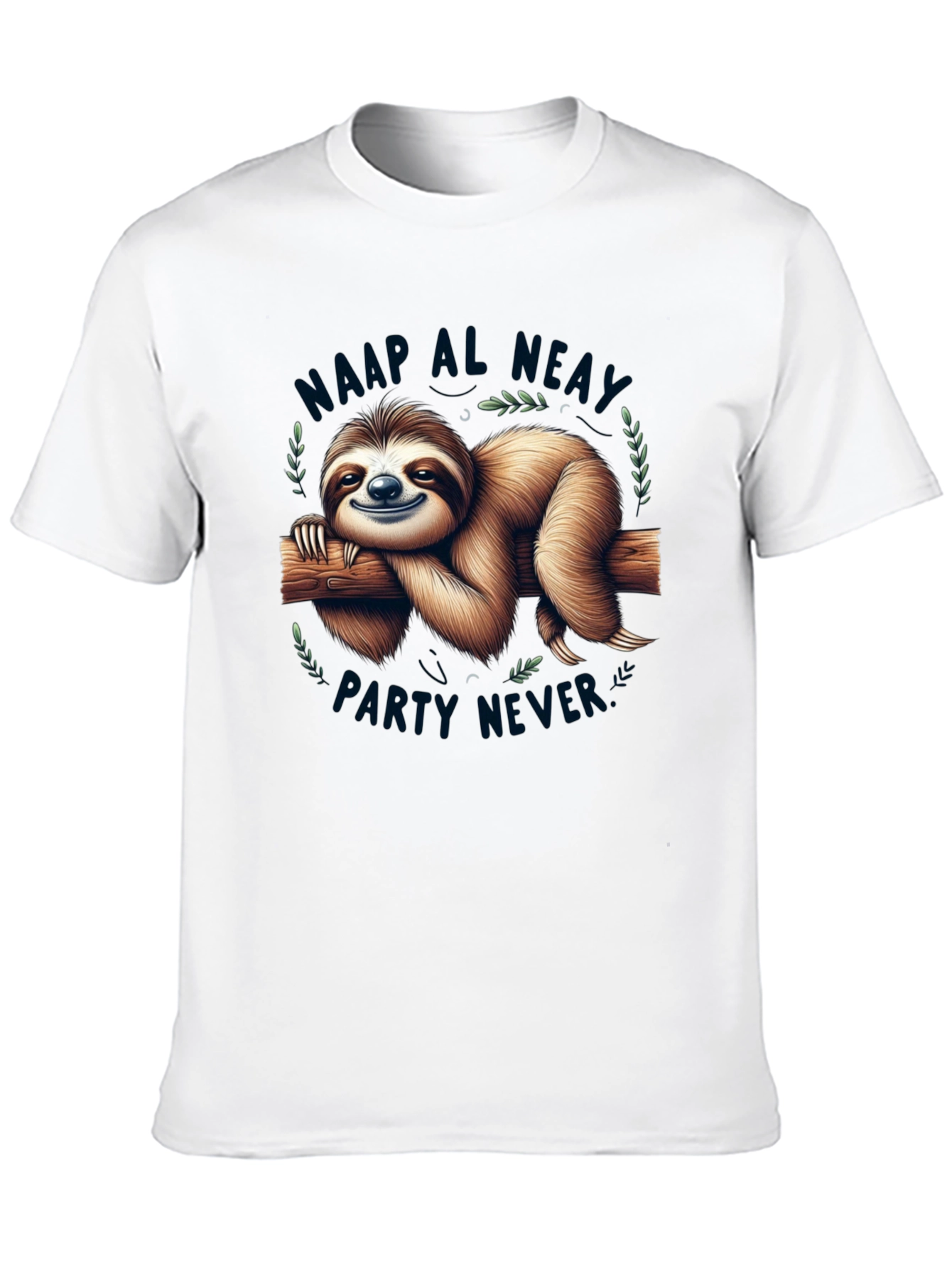 Sloth Party T-Shirt - Never Maap Al Neat