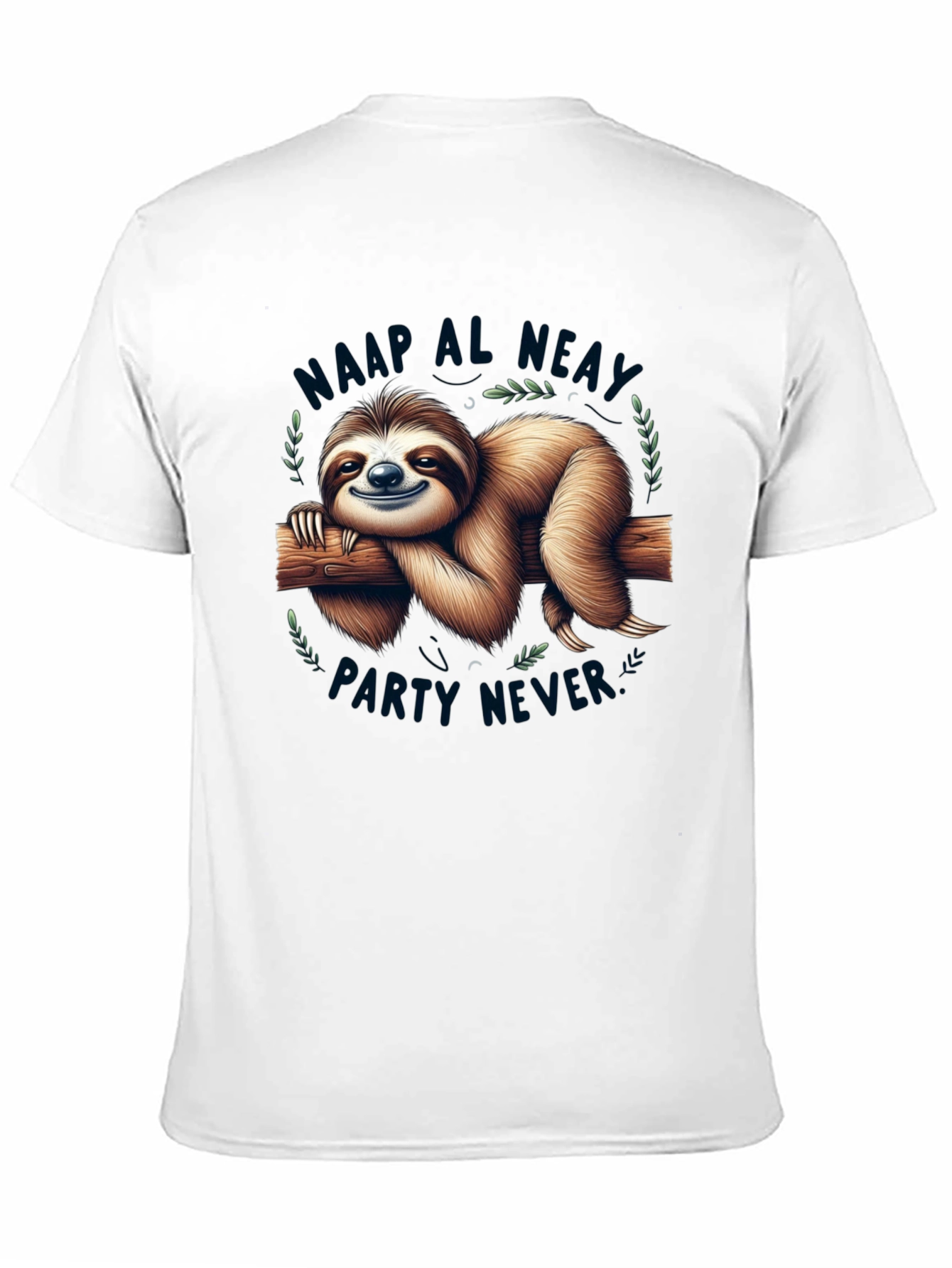 Sloth Party T-Shirt - Never Maap Al Neat