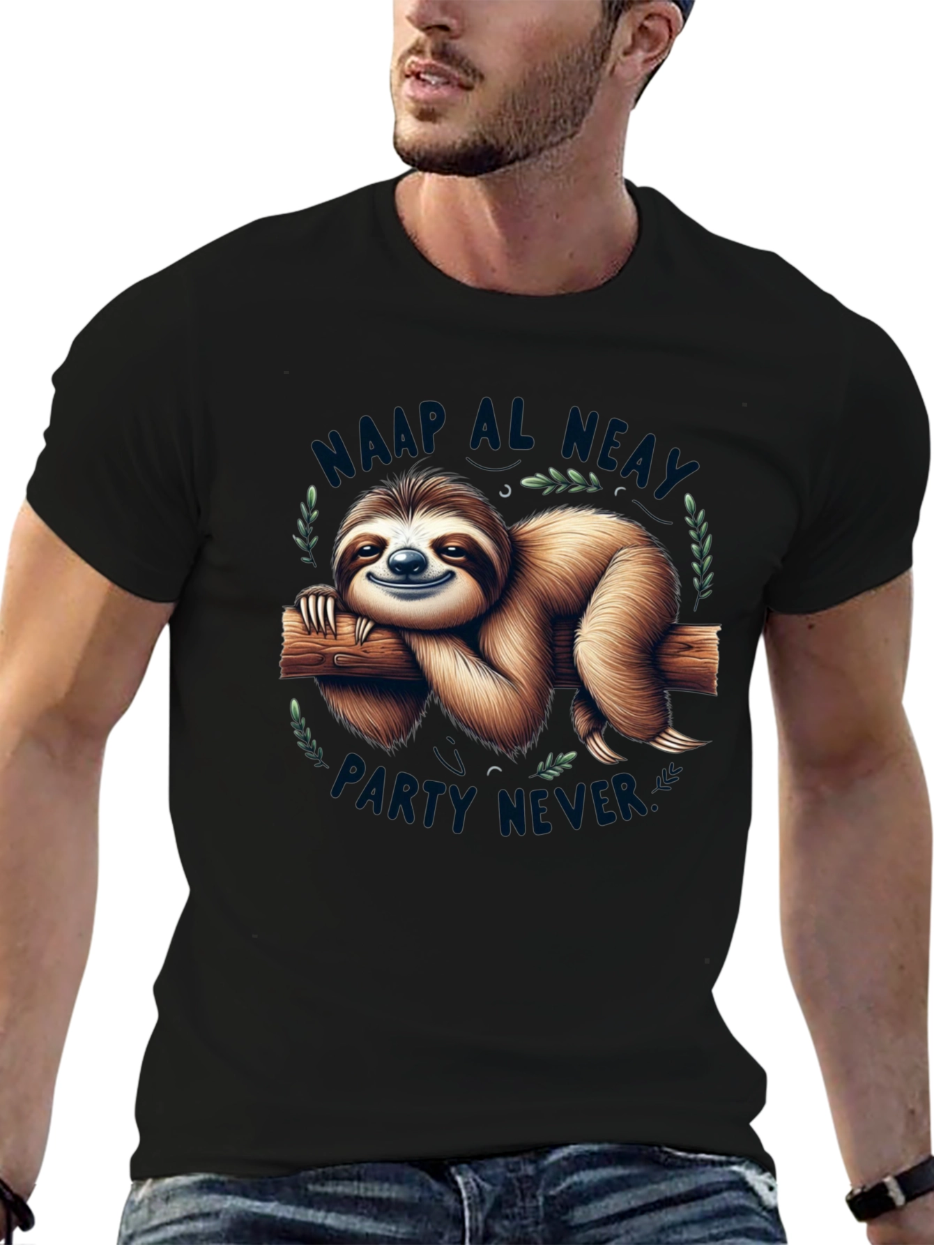 Sloth Party T-Shirt - Never Maap Al Neat