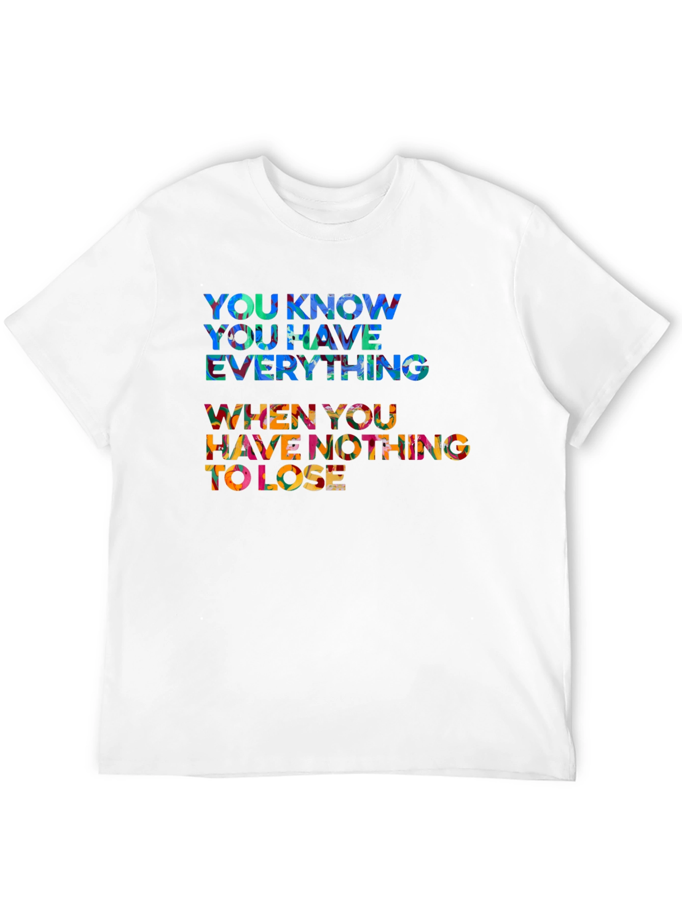 Inspirational Quote Black T-Shirt