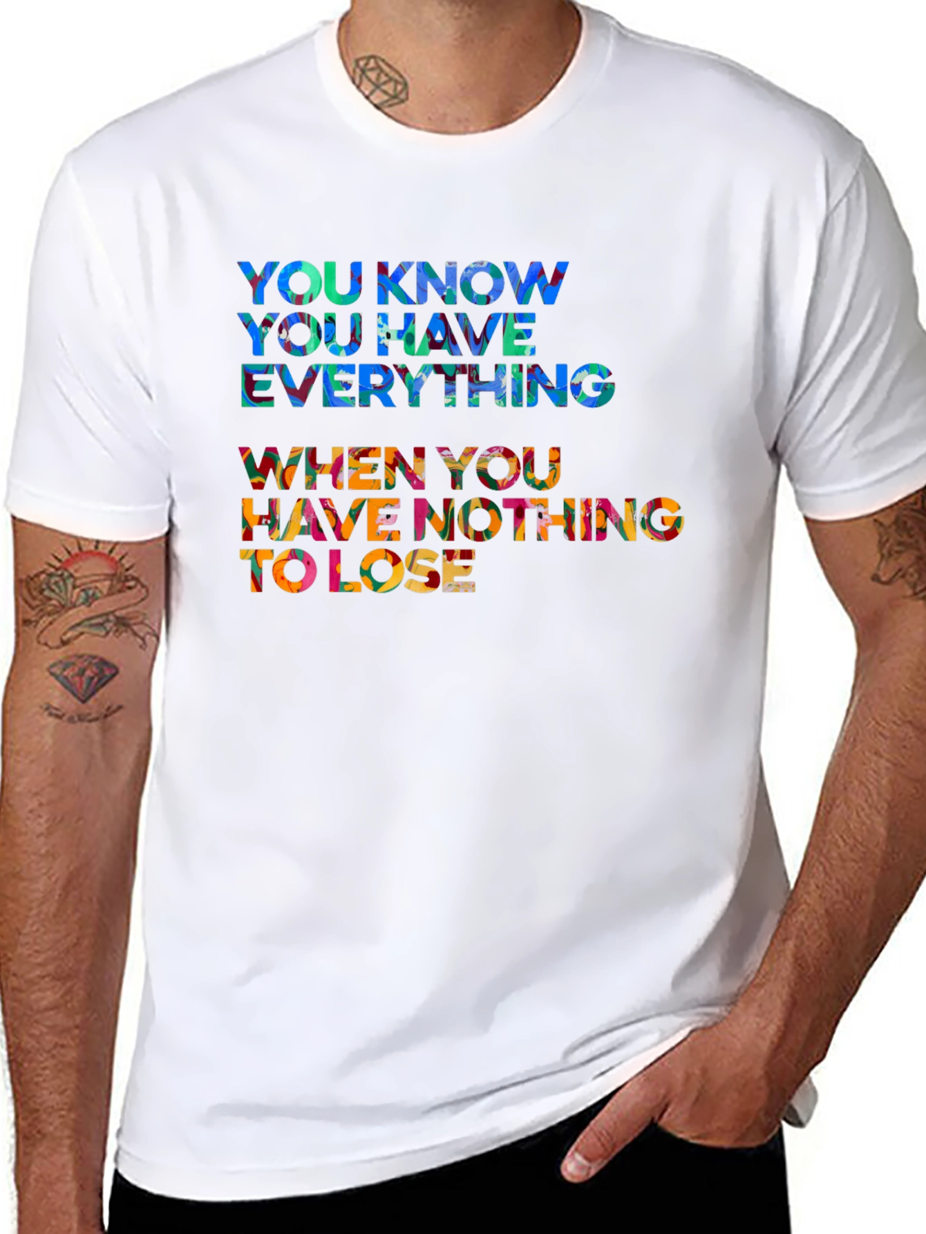 Inspirational Quote Black T-Shirt
