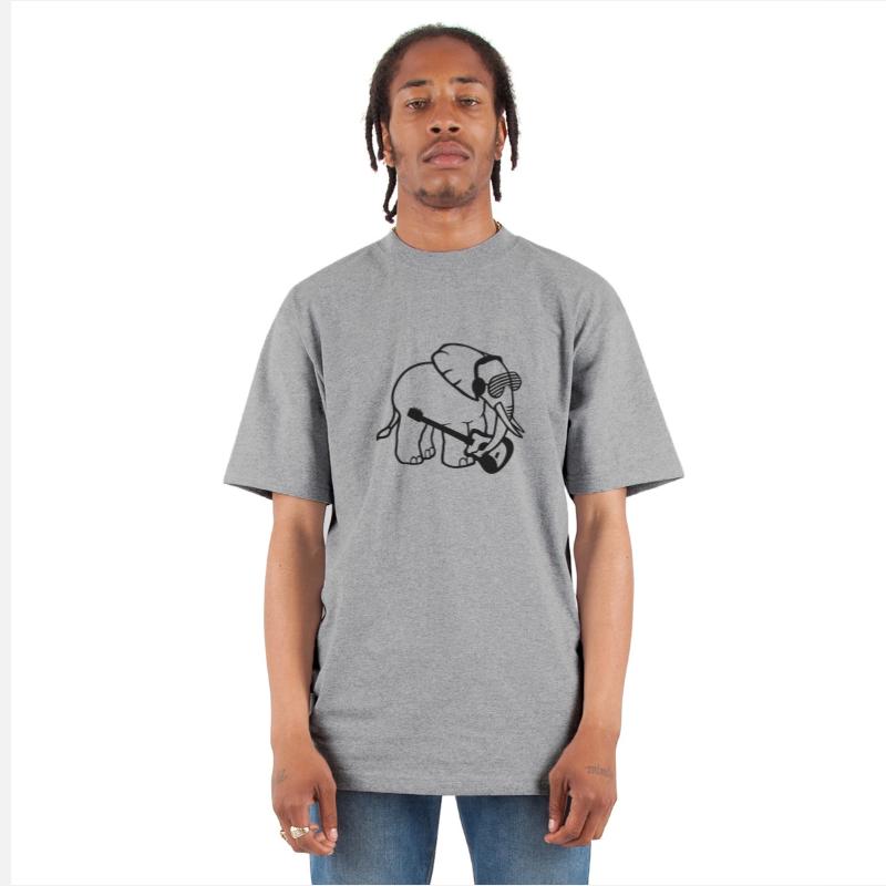 Elephant Plays Guitar Music Party Band Guitarist