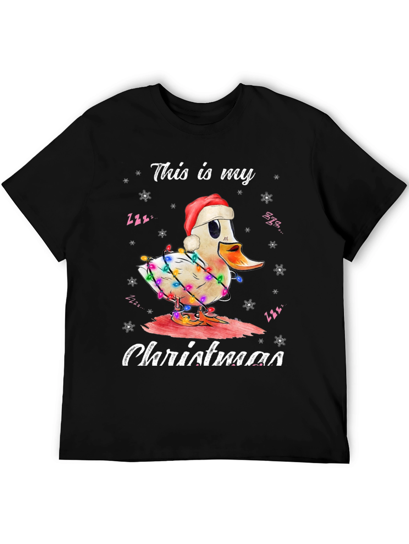 Duck Christmas T-Shirt Holiday Season Tee