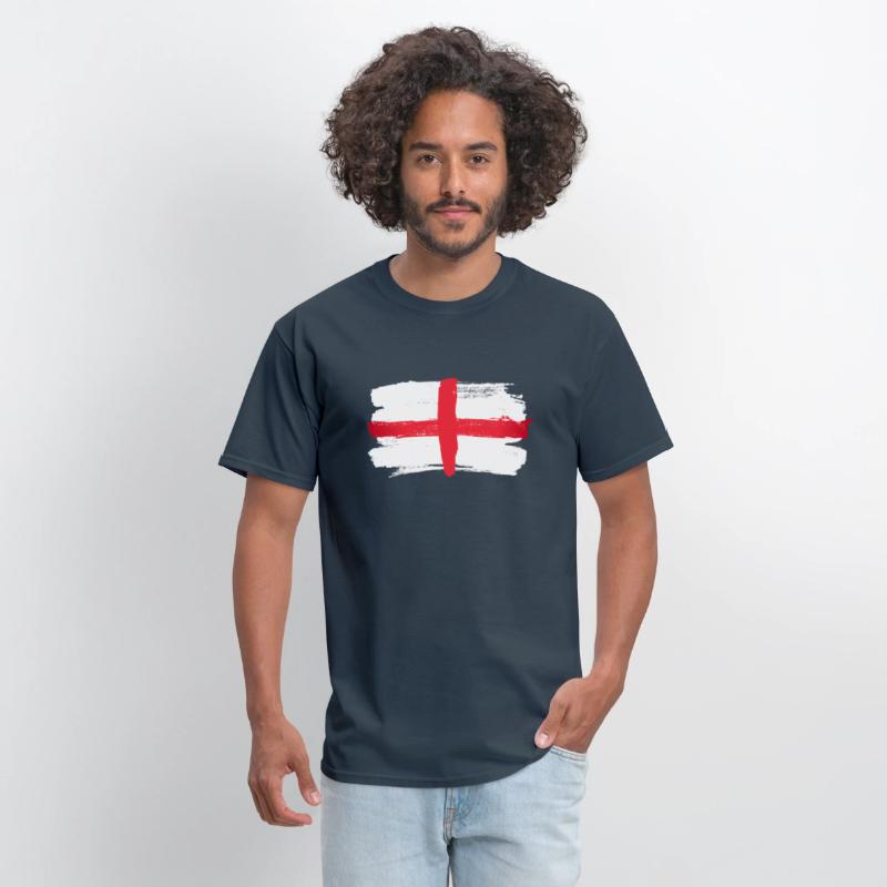 England Flag Paint Style