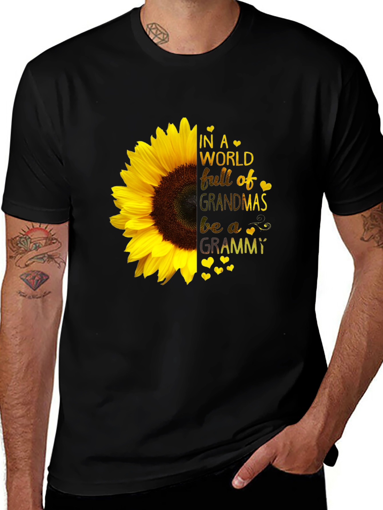 Sunflower Graphic Tee - Be a MAMMY T-Shirt