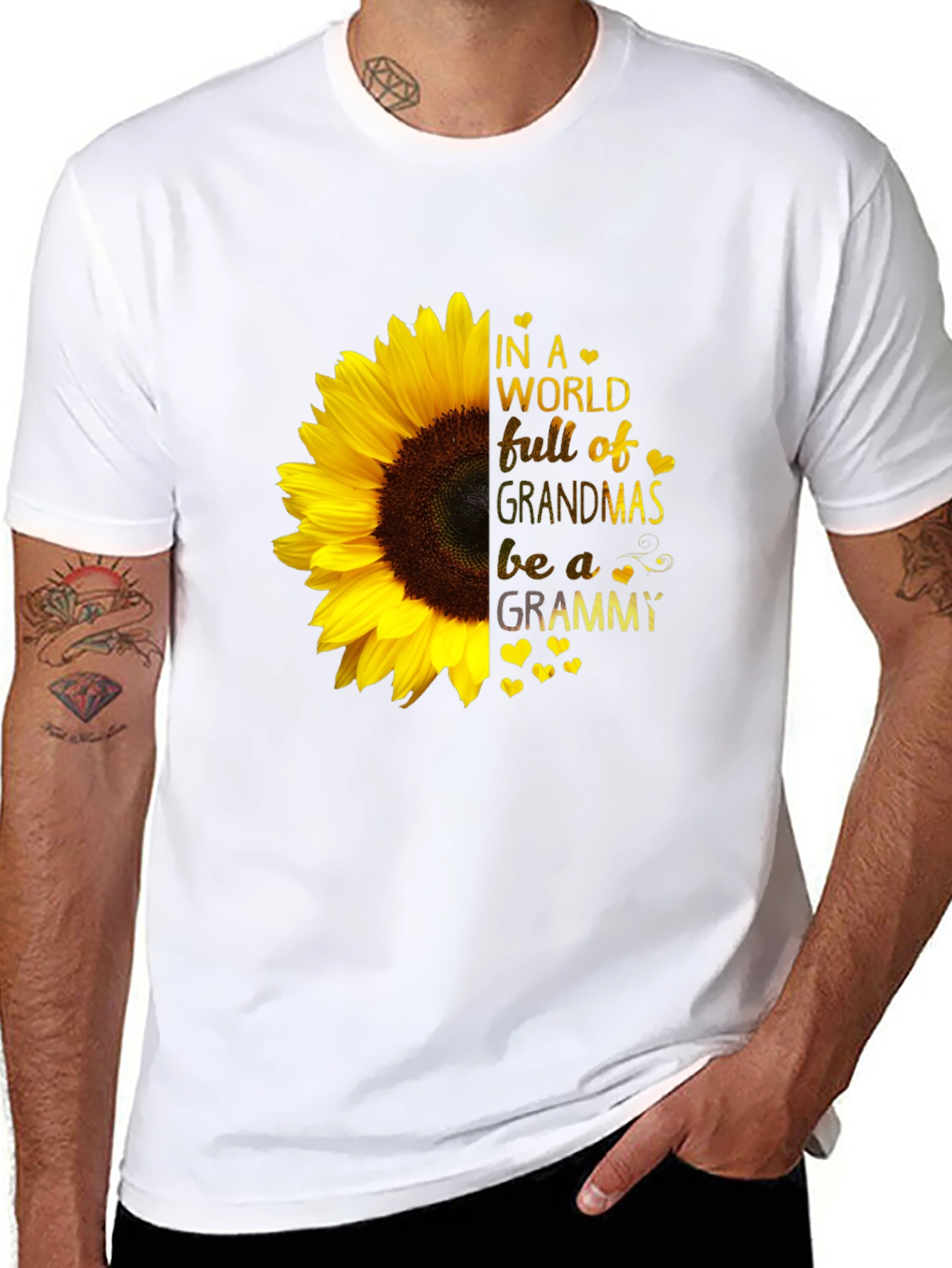 Sunflower Graphic Tee - Be a MAMMY T-Shirt