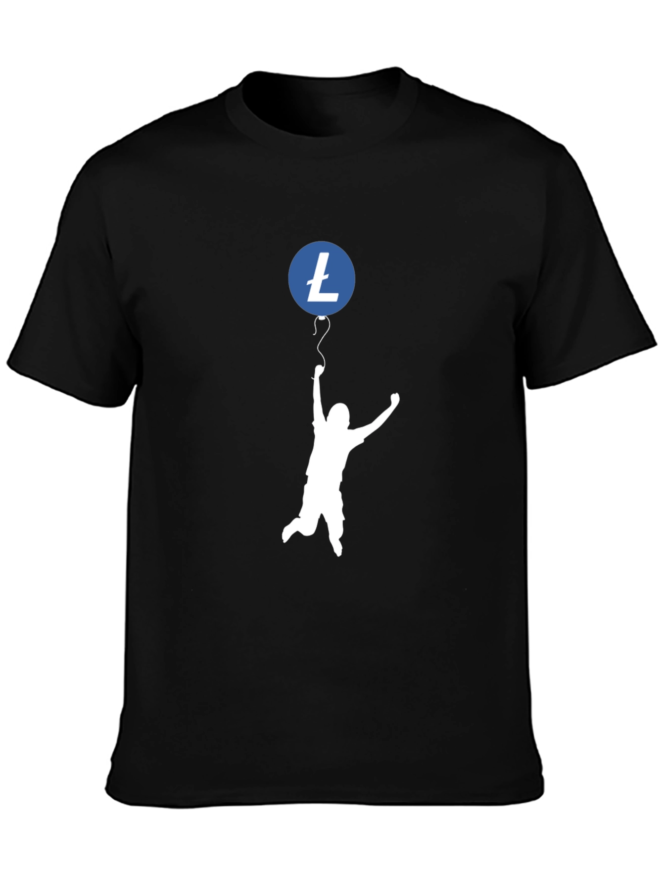 Litecoin Crypto T-Shirt - Jumping for Joy!