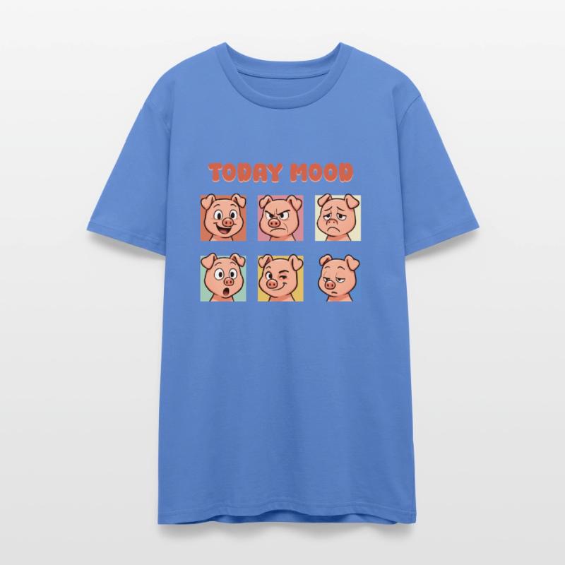 Expressive Pig Mood Bar Graph