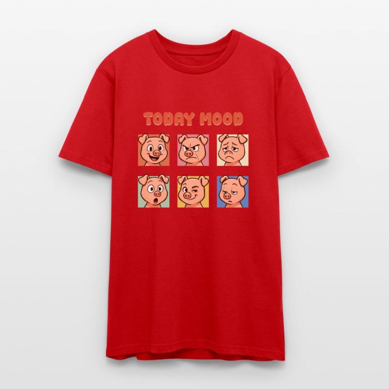 Expressive Pig Mood Bar Graph