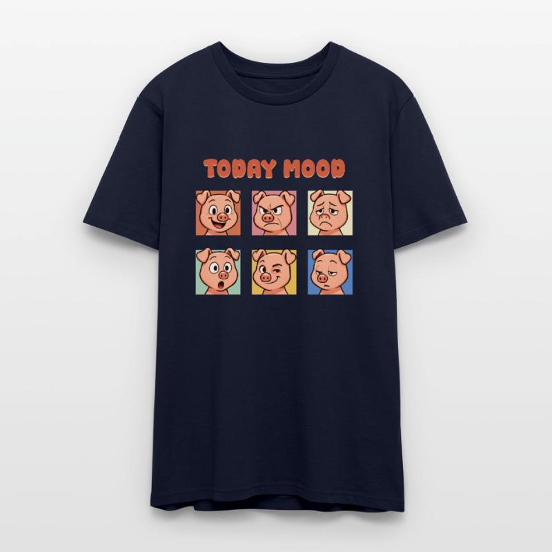 Expressive Pig Mood Bar Graph