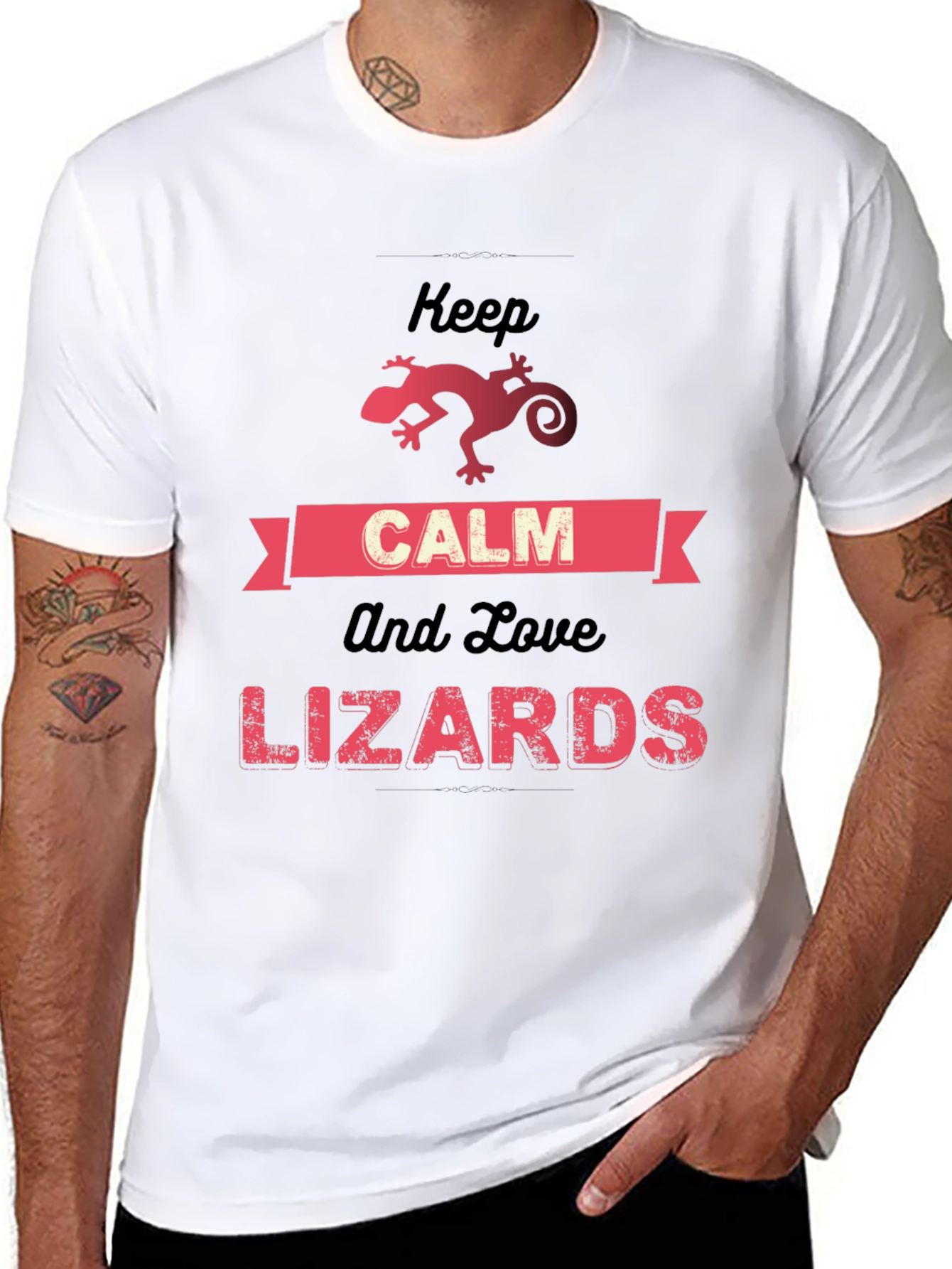 Keep Calm and Love Lizards T-Shirt