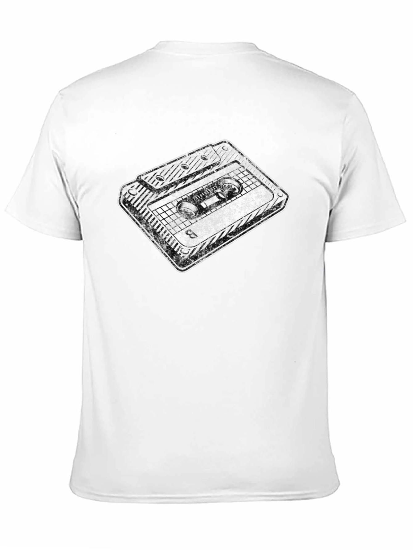 Retro Cassette Graphic Tee - Black Unisex T-Shirt