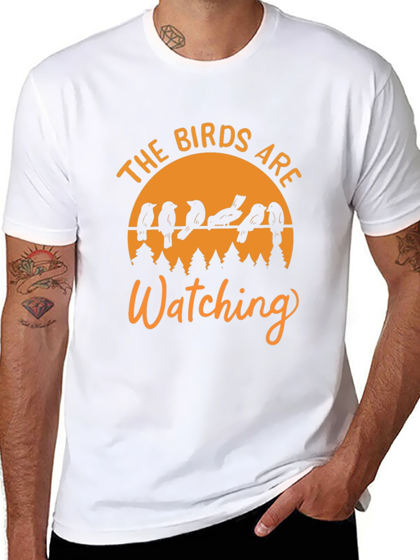 The Birds Are Watching Graphic T-Shirt