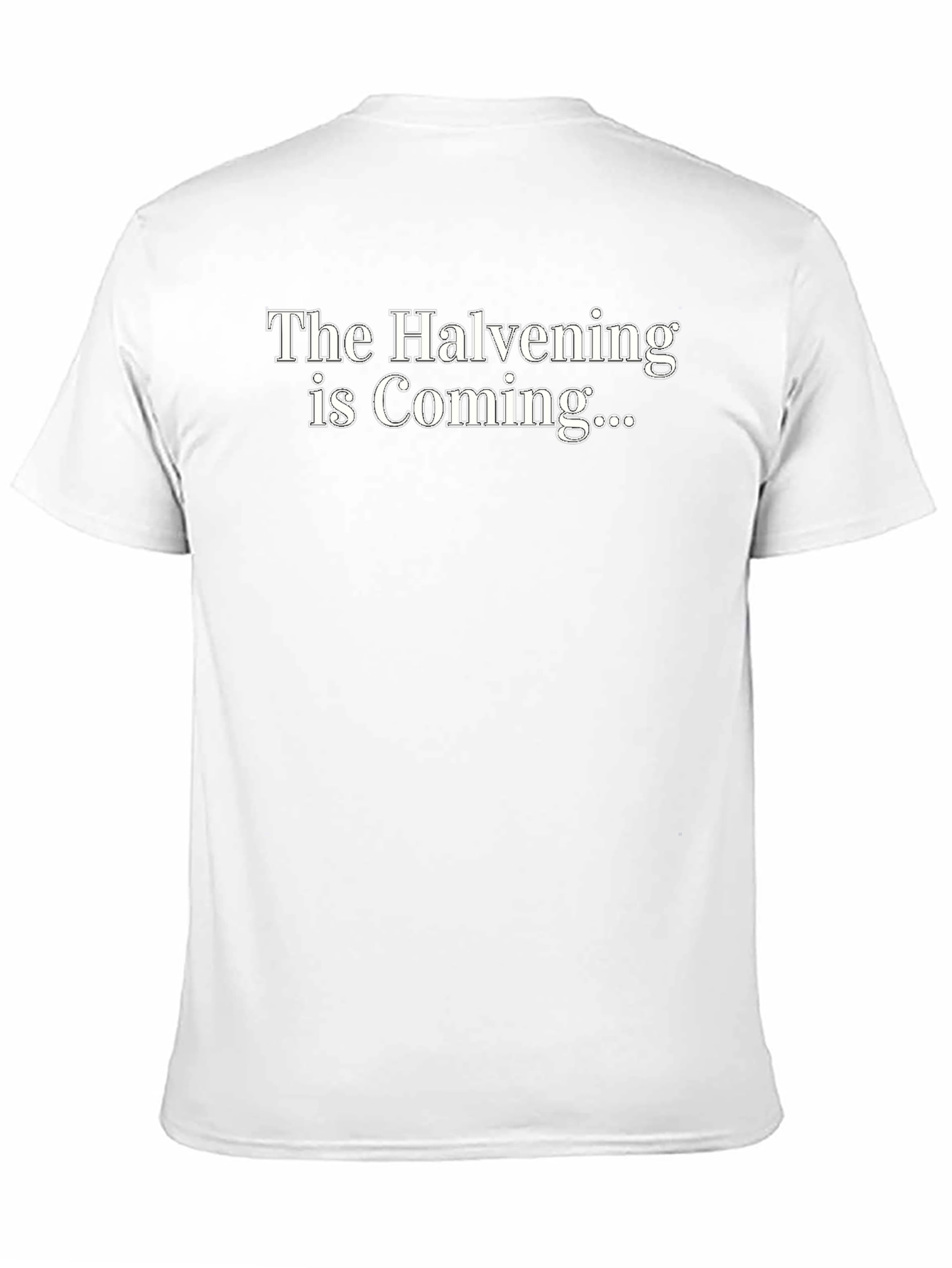 The Halvening Is Coming Black Graphic Tee