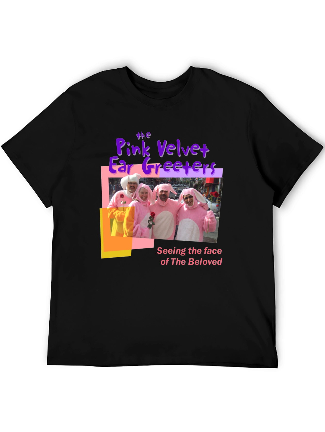 Pink Velvet Ear Greeters T-Shirt