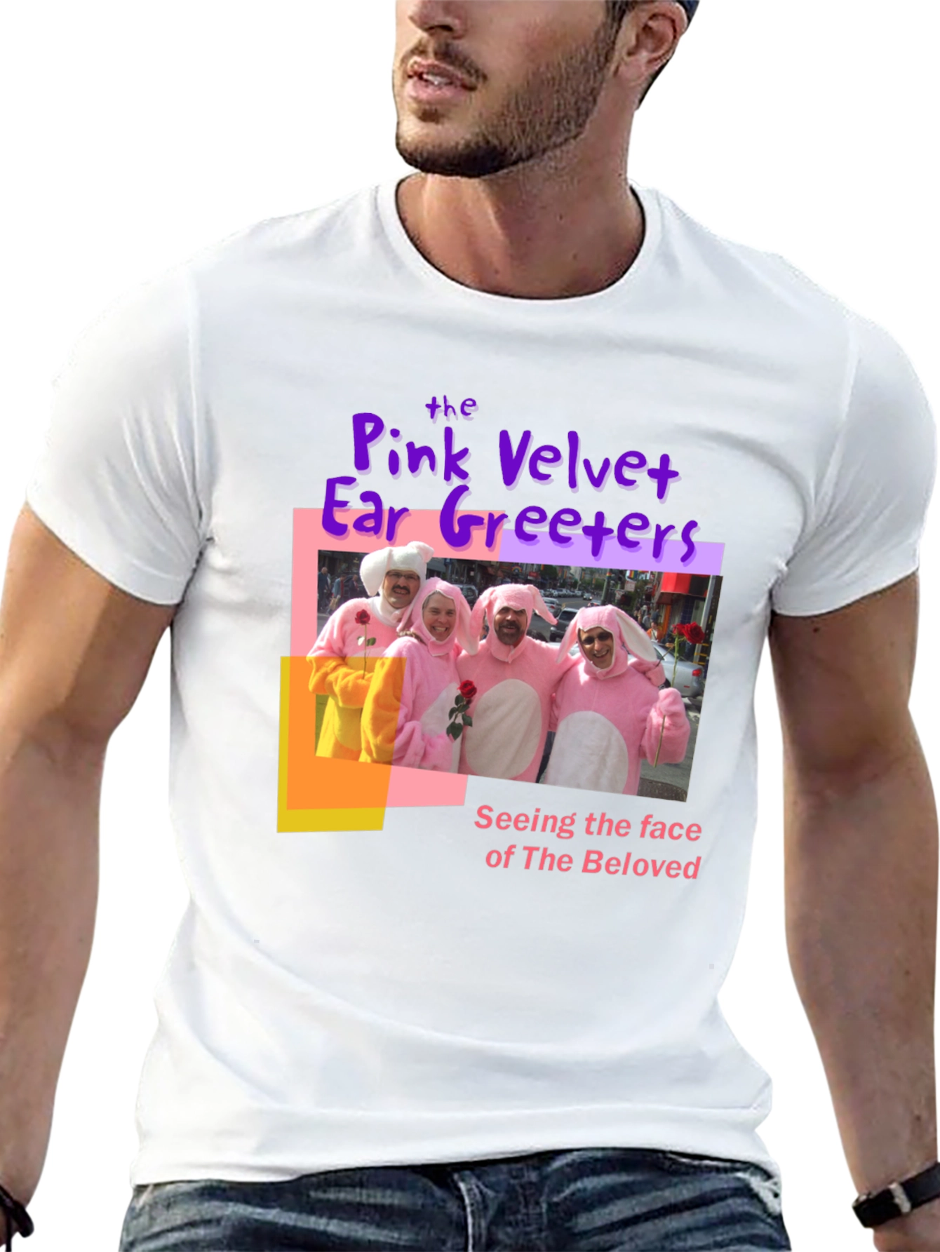 Pink Velvet Ear Greeters T-Shirt