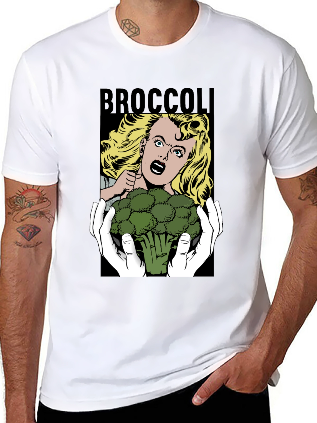 Broccoli Horror T-Shirt - Funny Graphic Tee