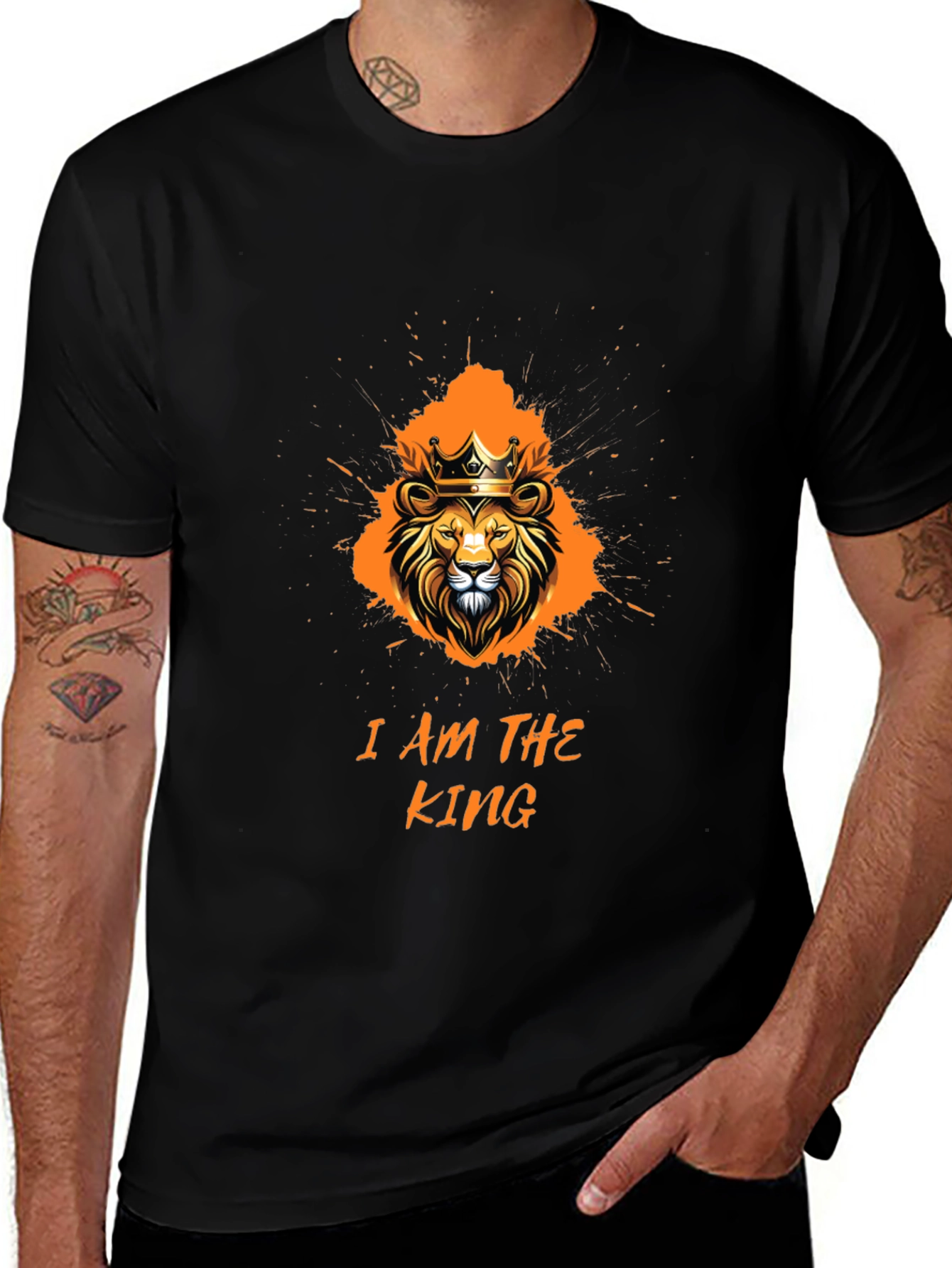 I am the King Lion Graphic Tee