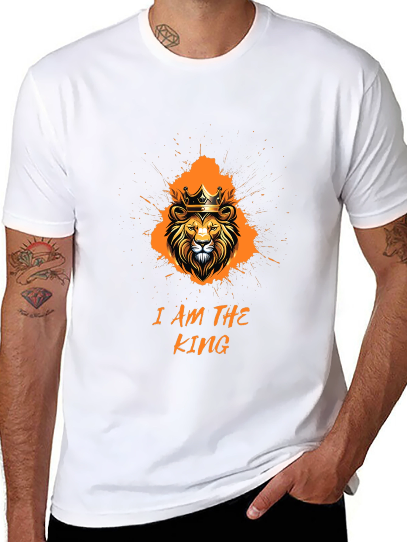 I am the King Lion Graphic Tee