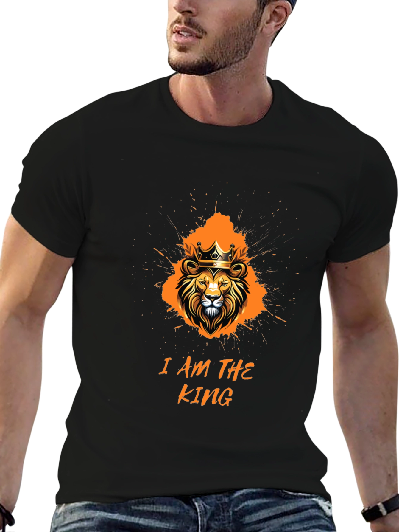 I am the King Lion Graphic Tee