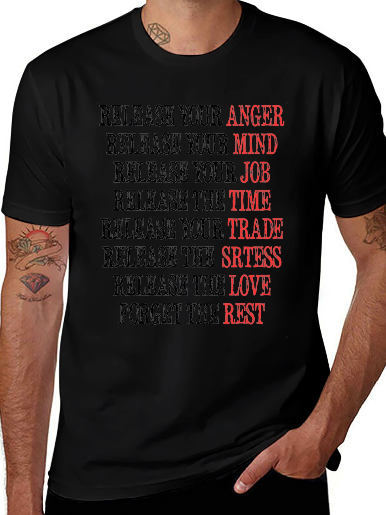 Release Your Anger Graphic T-Shirt