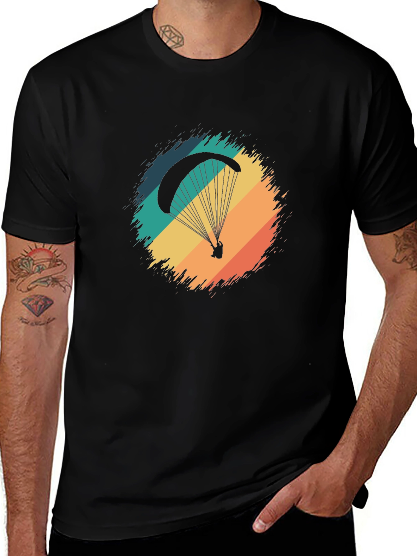 Retro Paragliding T-Shirt