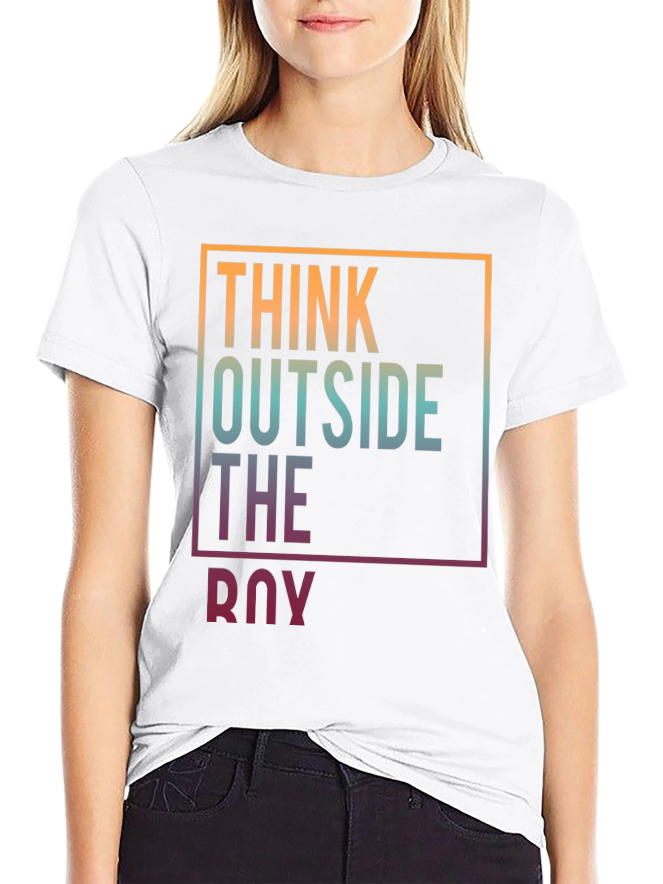 Think Outside the Box Graphic Tee