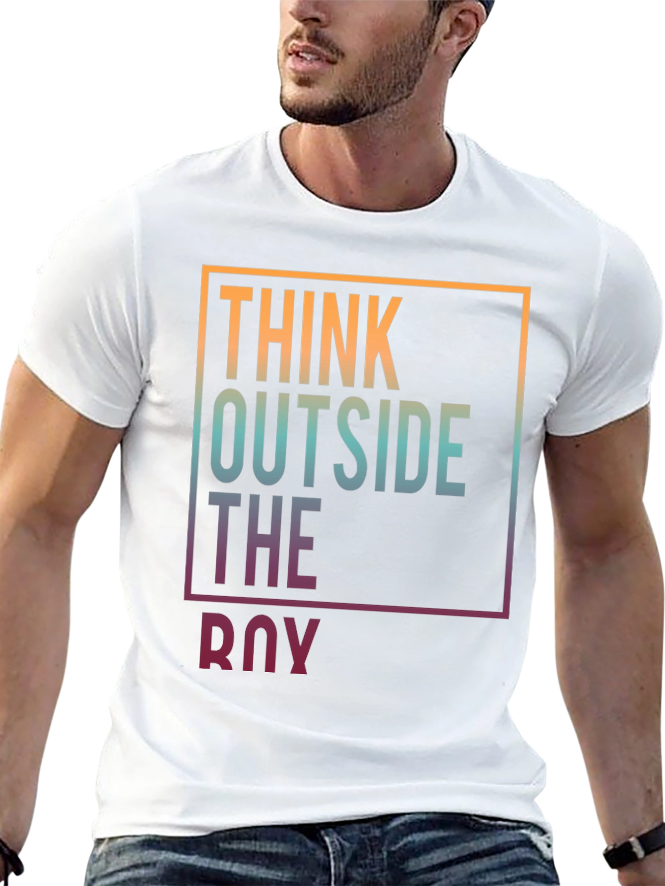 Think Outside the Box Graphic Tee