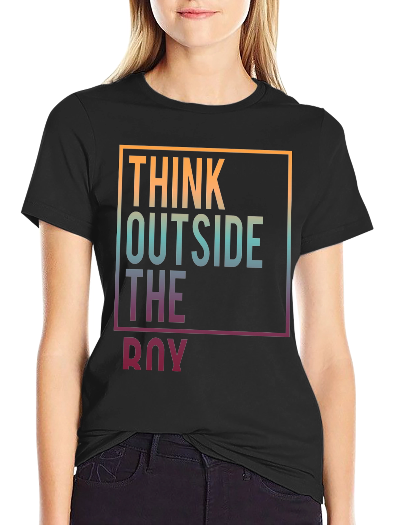 Think Outside the Box Graphic Tee