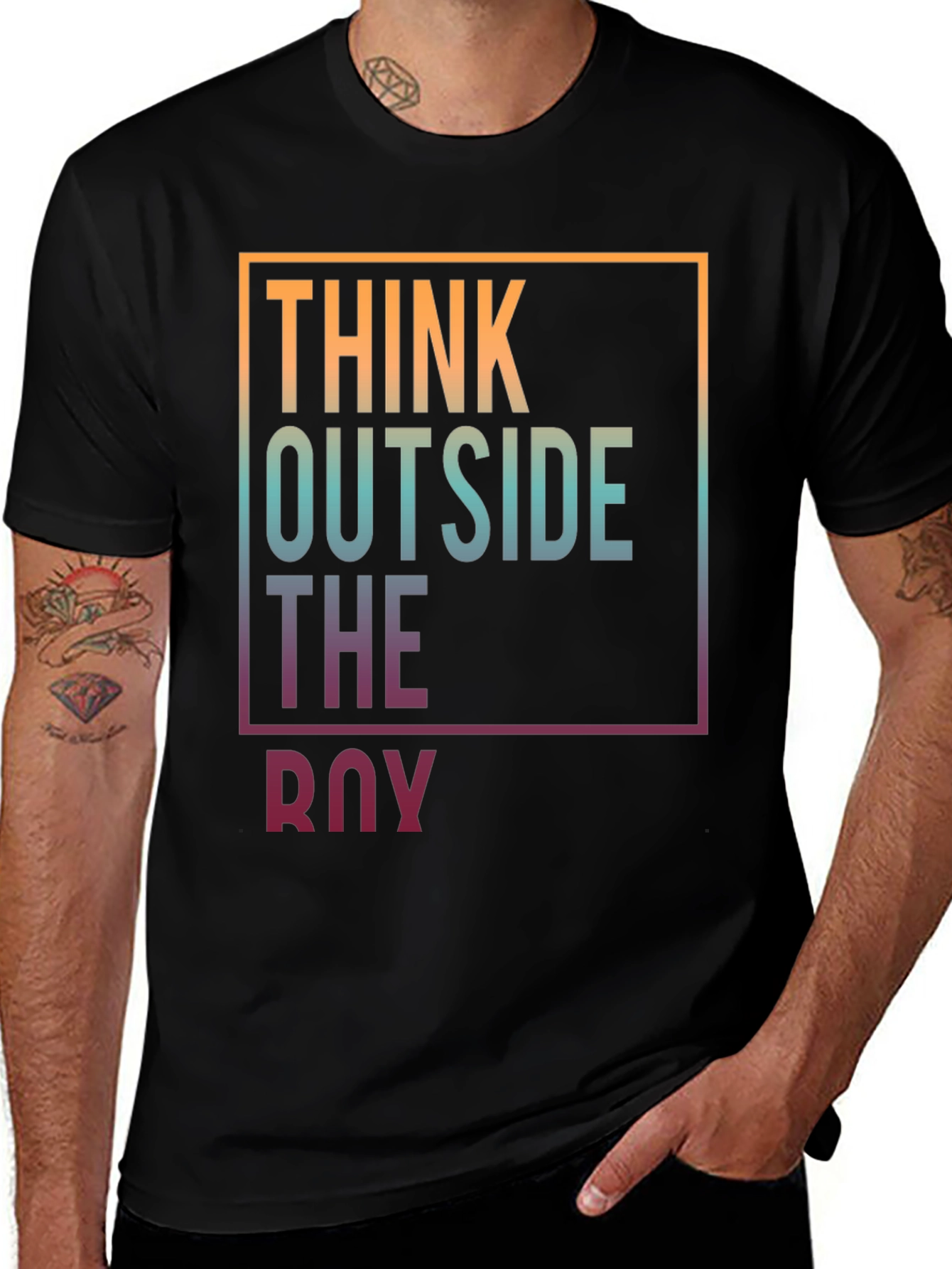 Think Outside the Box Graphic Tee