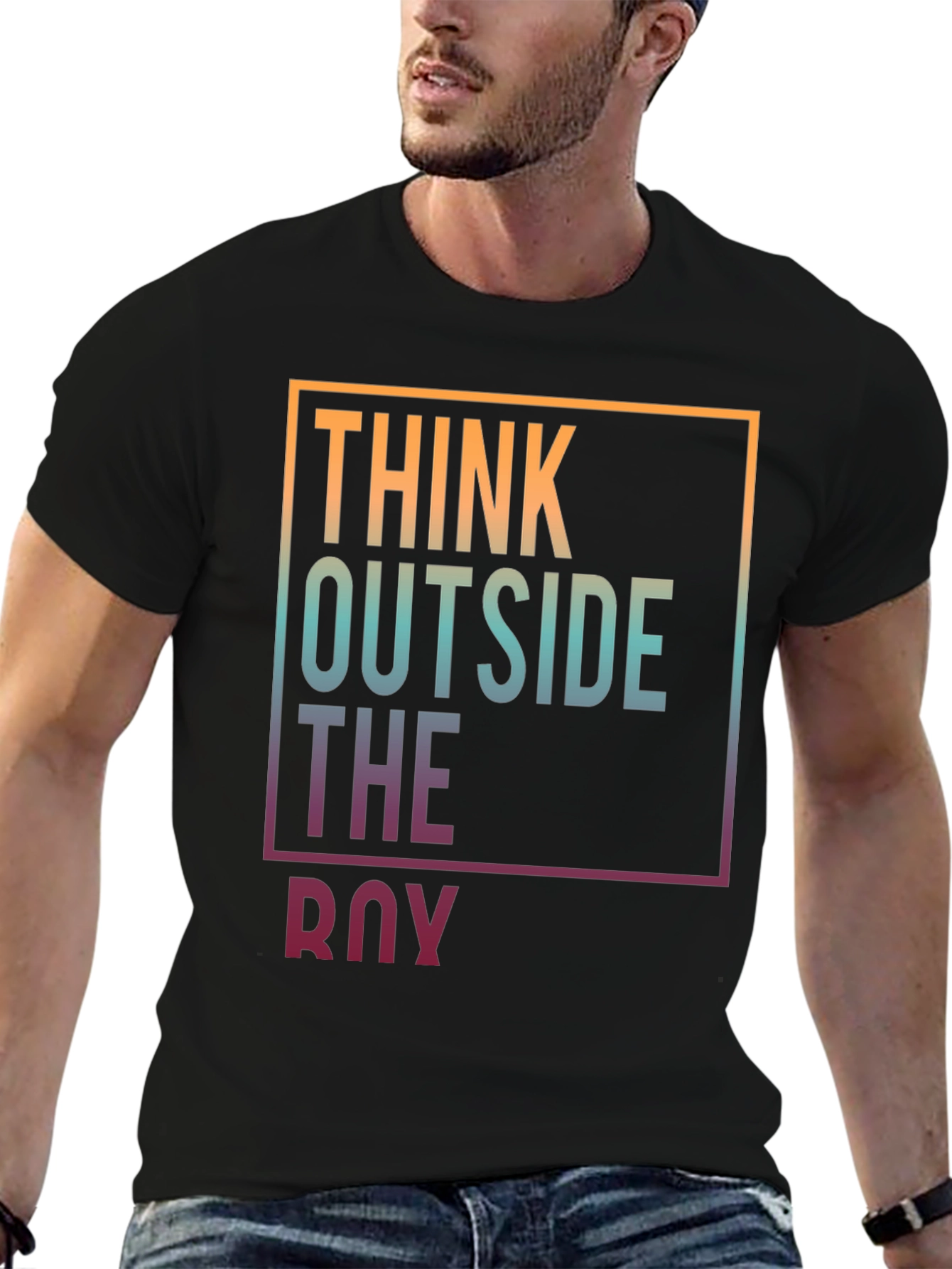 Think Outside the Box Graphic Tee