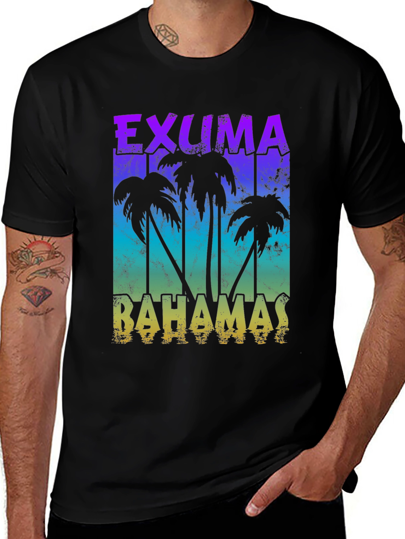 Exuma Bahamas Graphic T-Shirt - Island Vibes