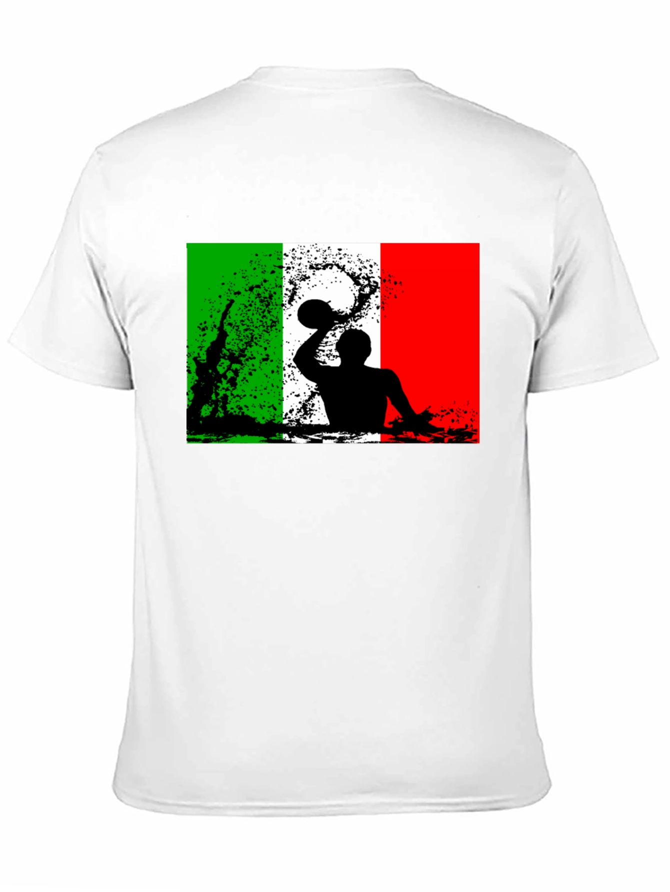 Italy Water Polo T-Shirt - Italian Flag Design
